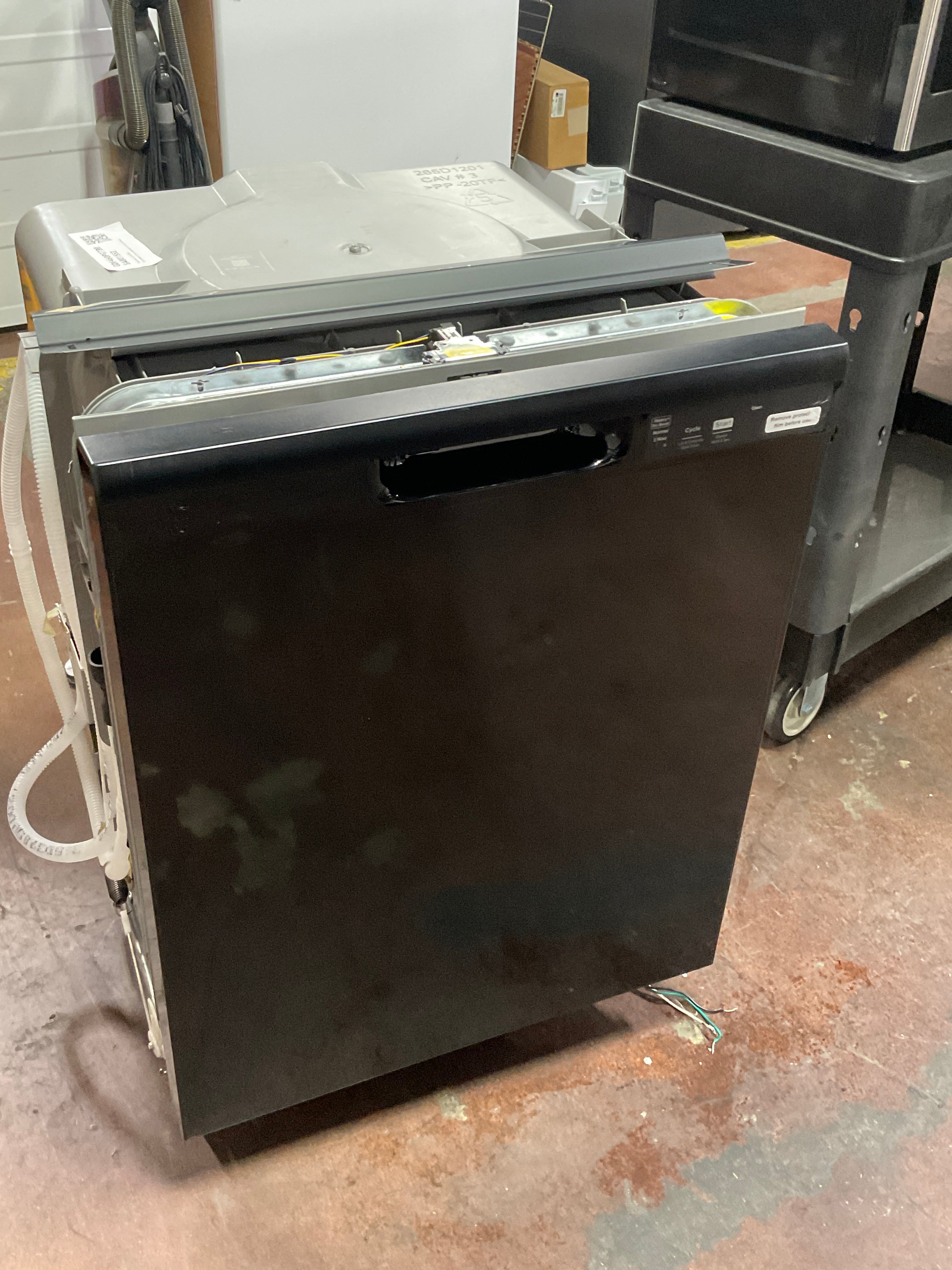 Front view, doors closed