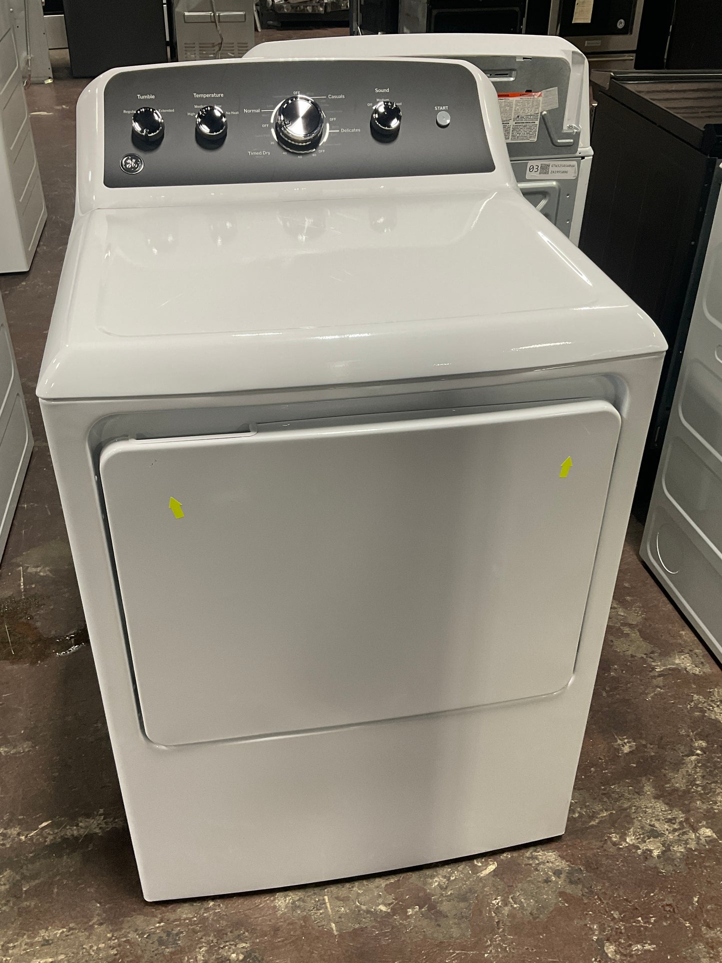 Front view, door closed