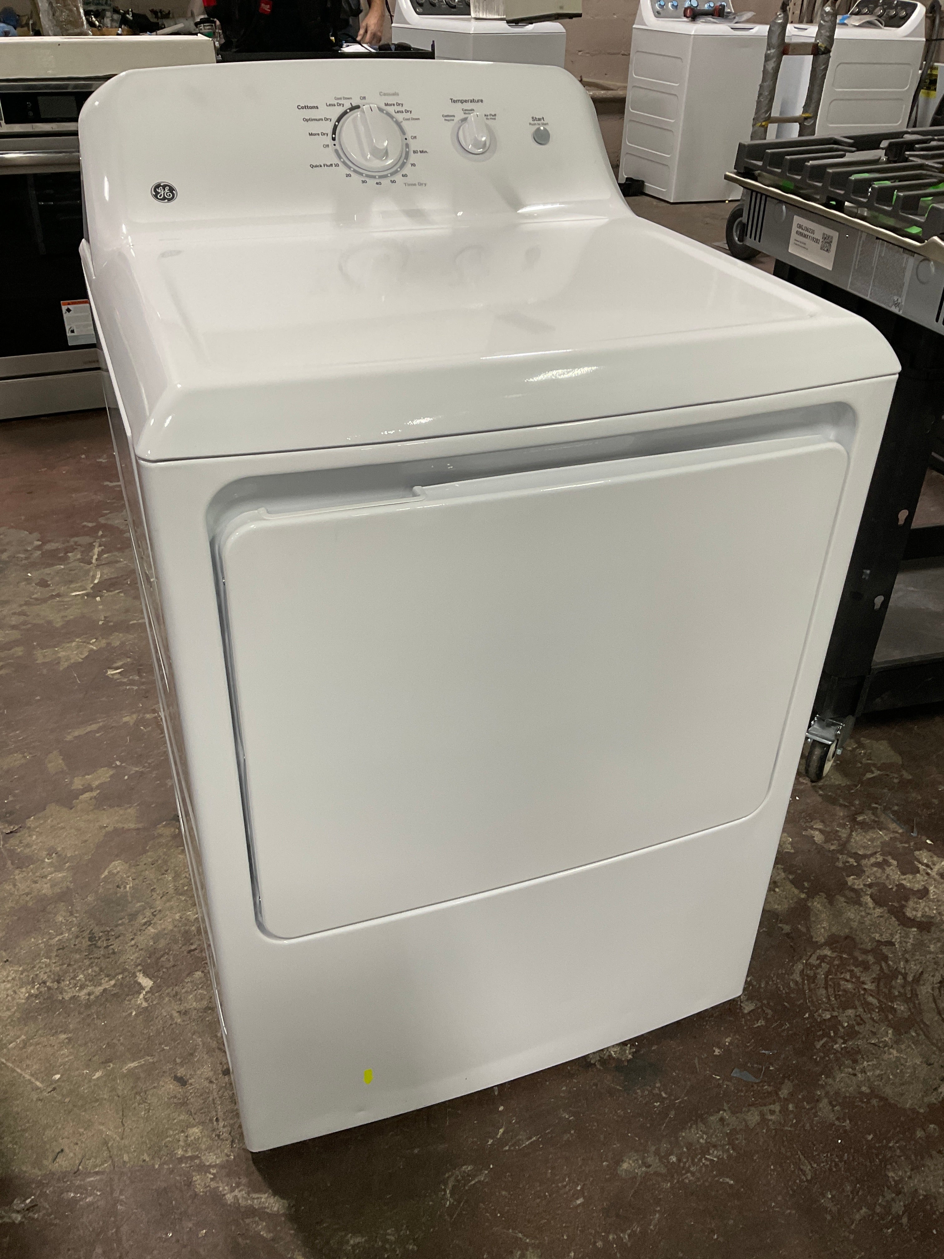 Front view, door closed