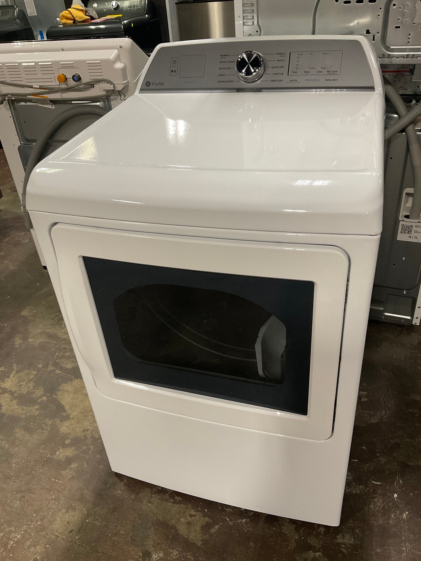 Front view, door closed