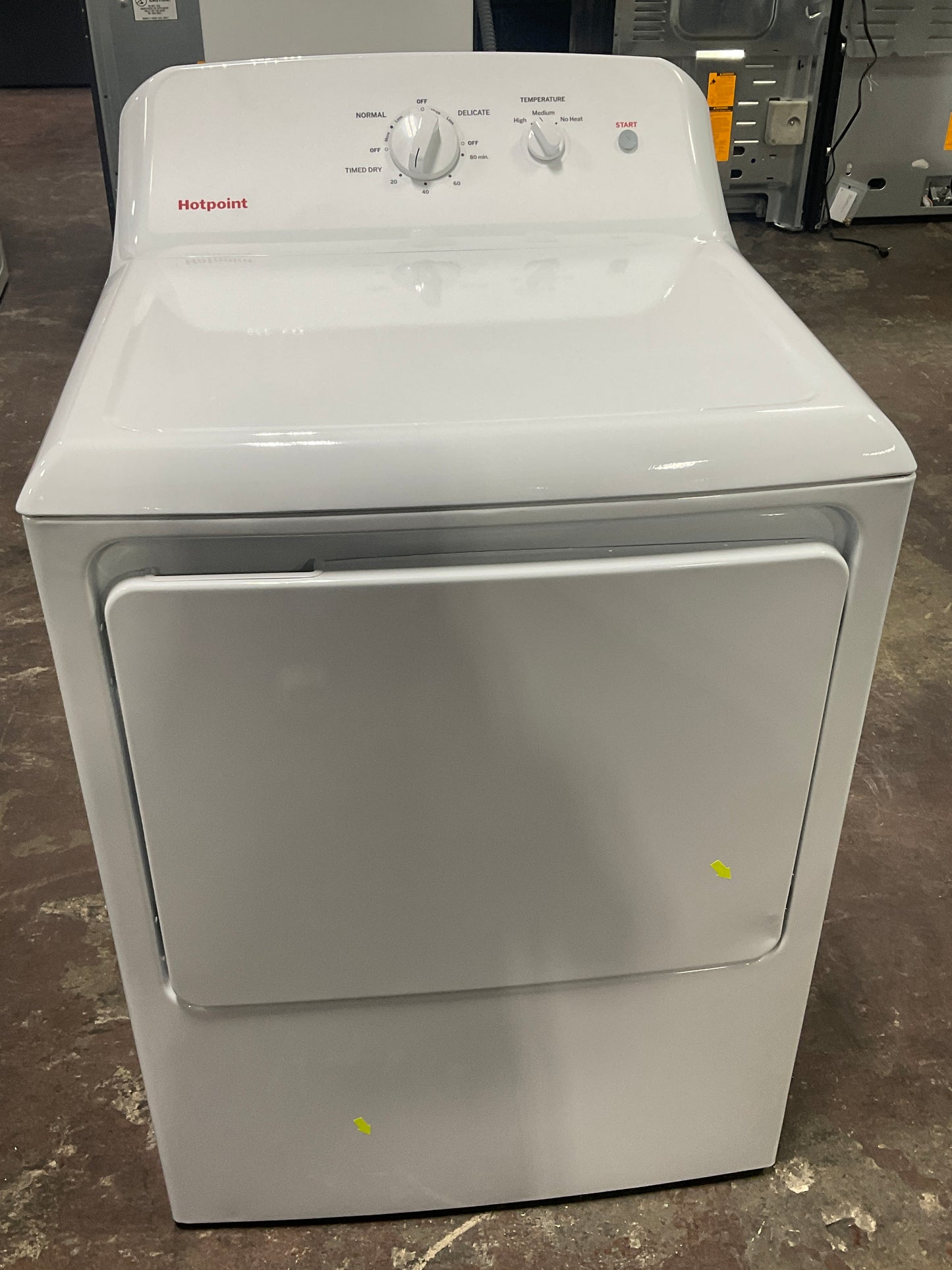 Front view, door closed