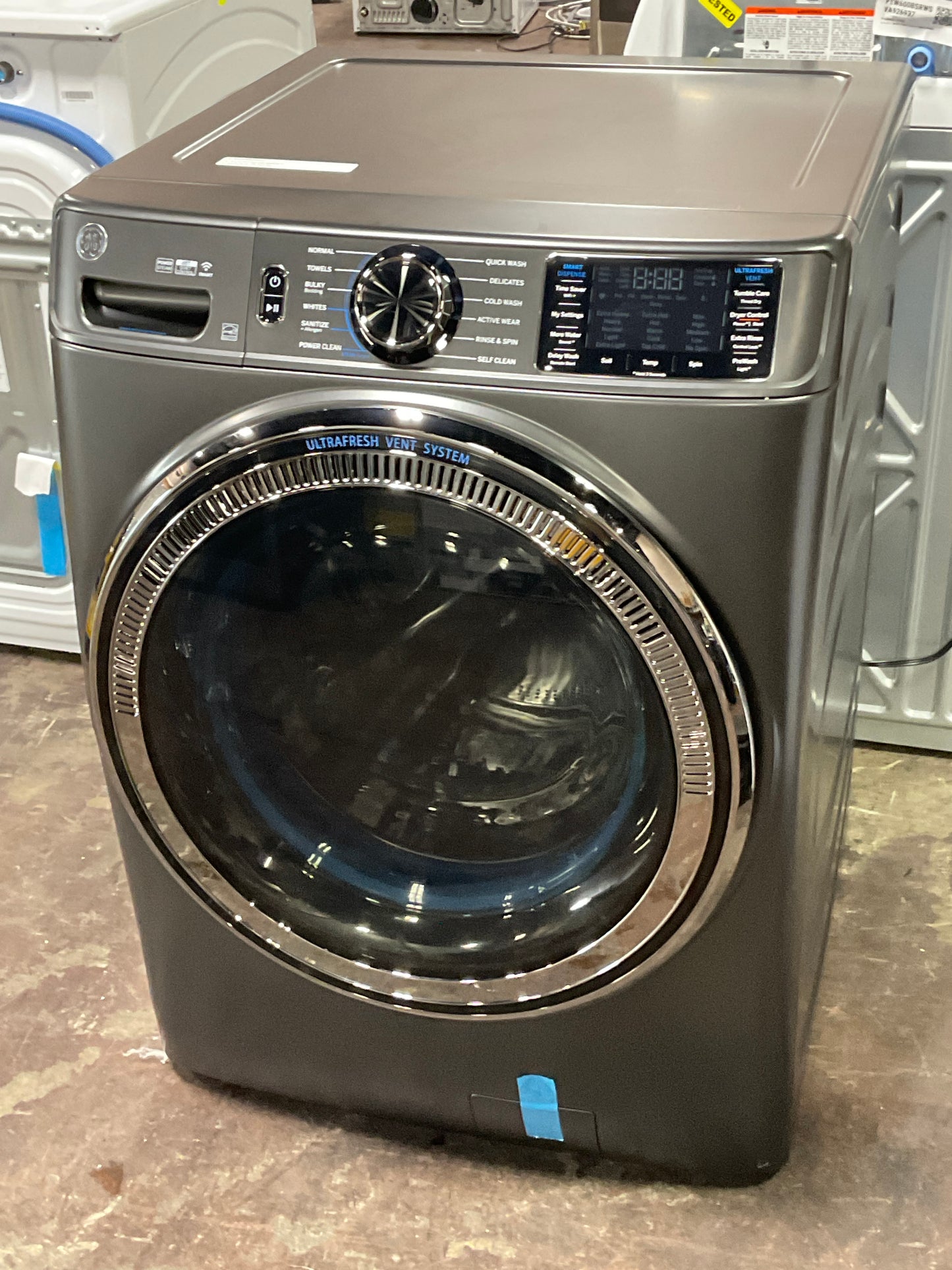 Front view, door closed