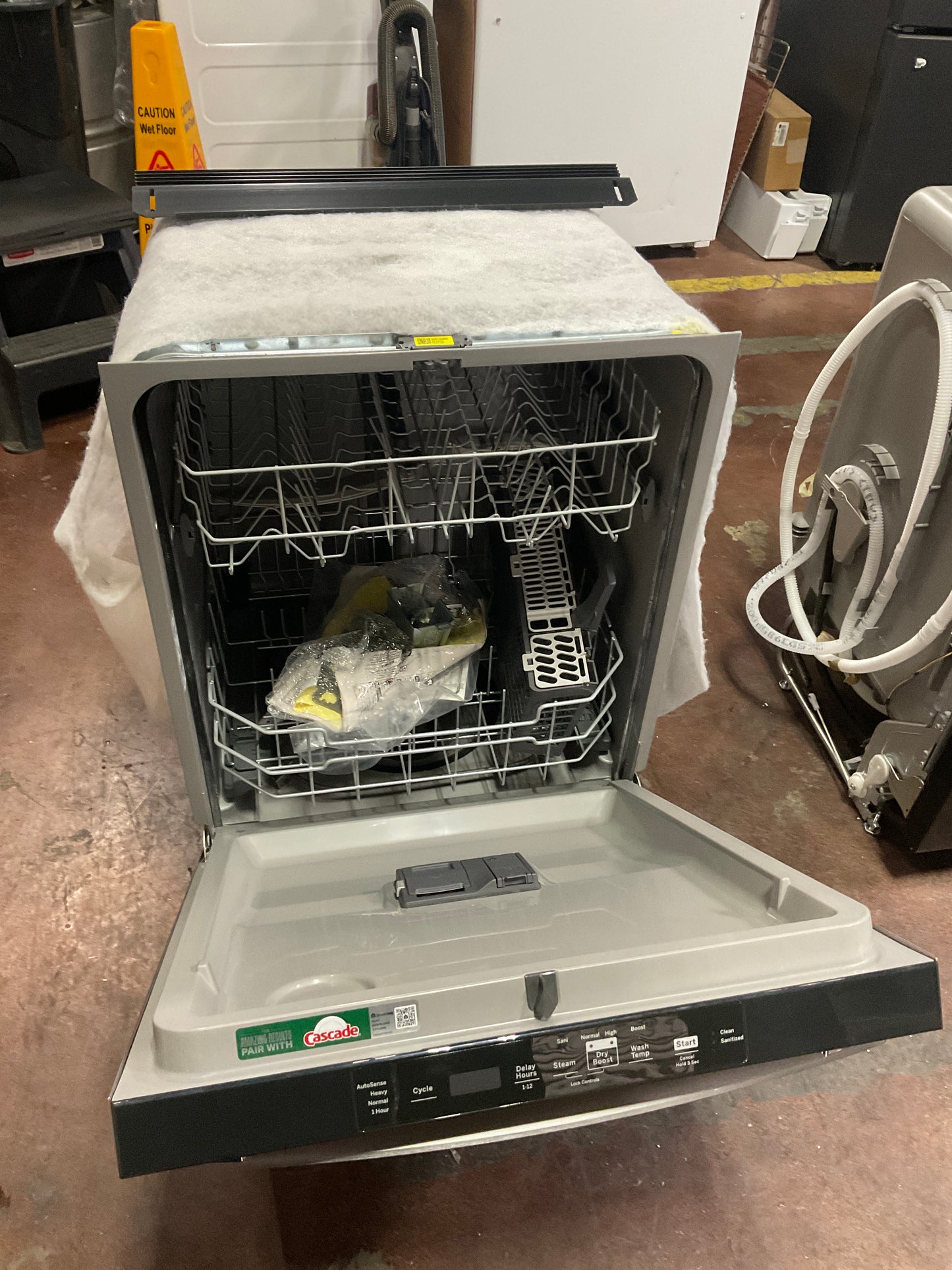 Front view, doors open