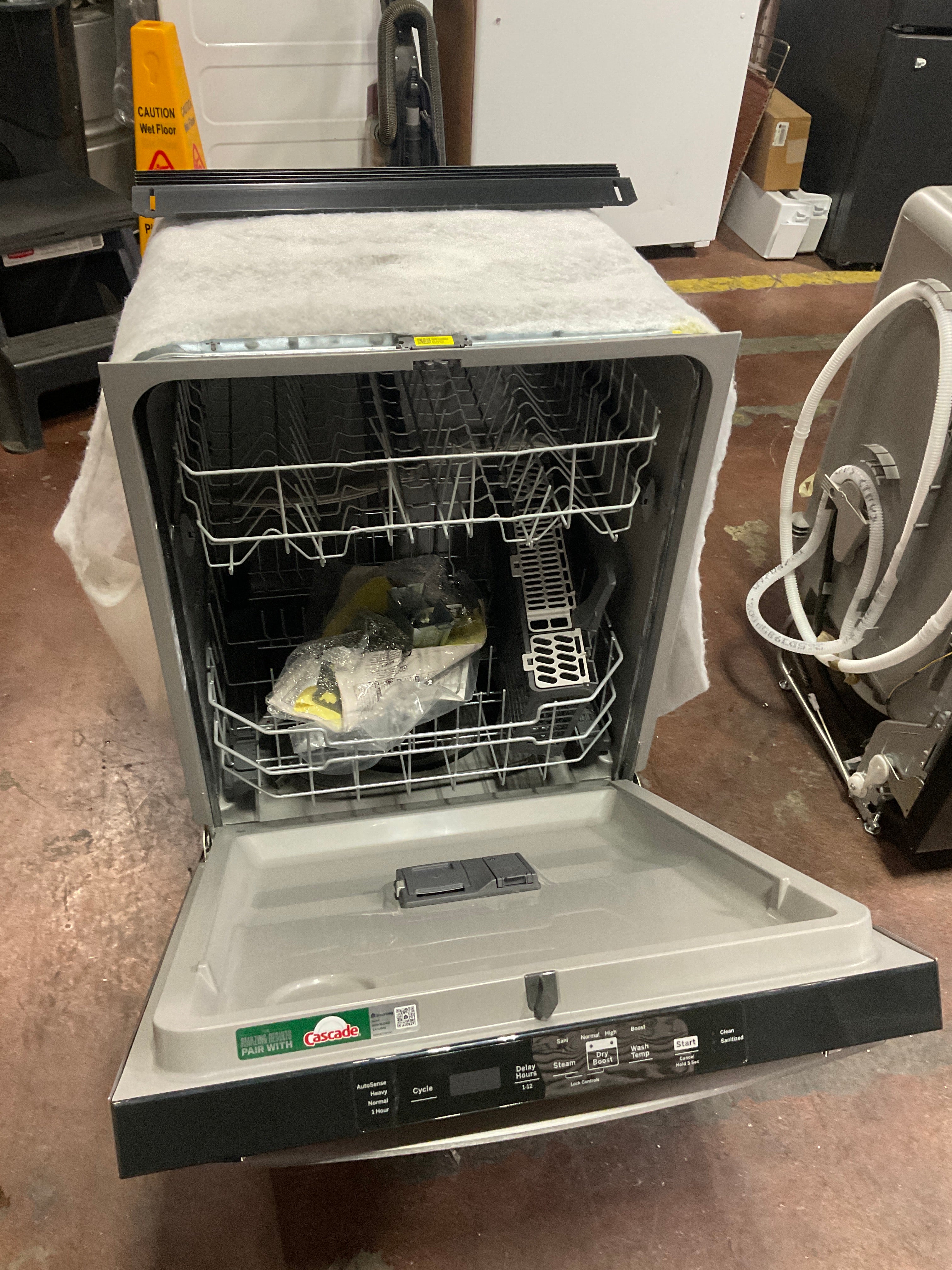 Front view, doors open