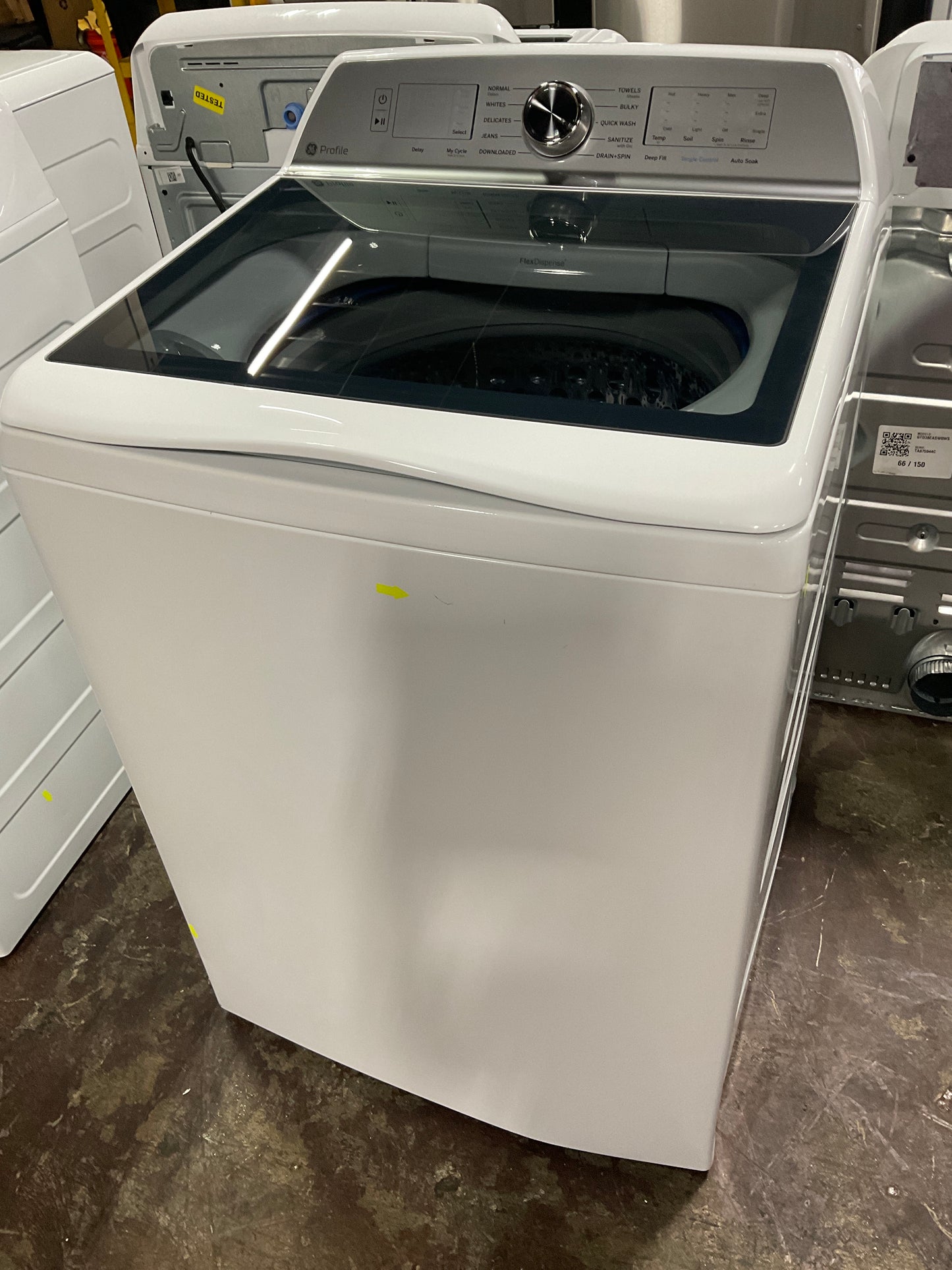 Front view, door closed