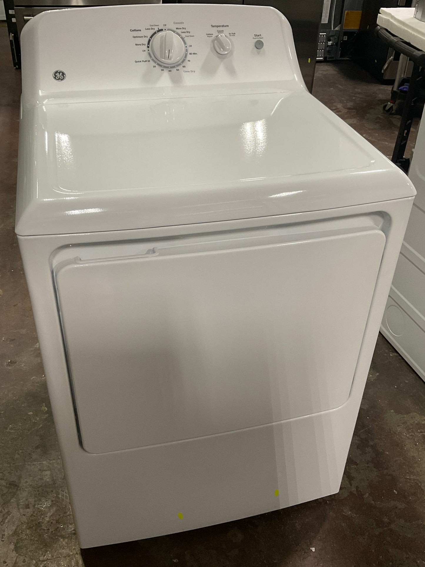 Front view, door closed