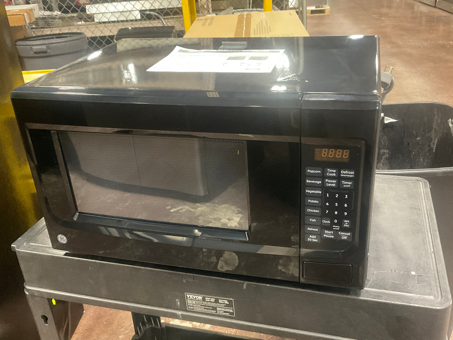 Front view, door closed