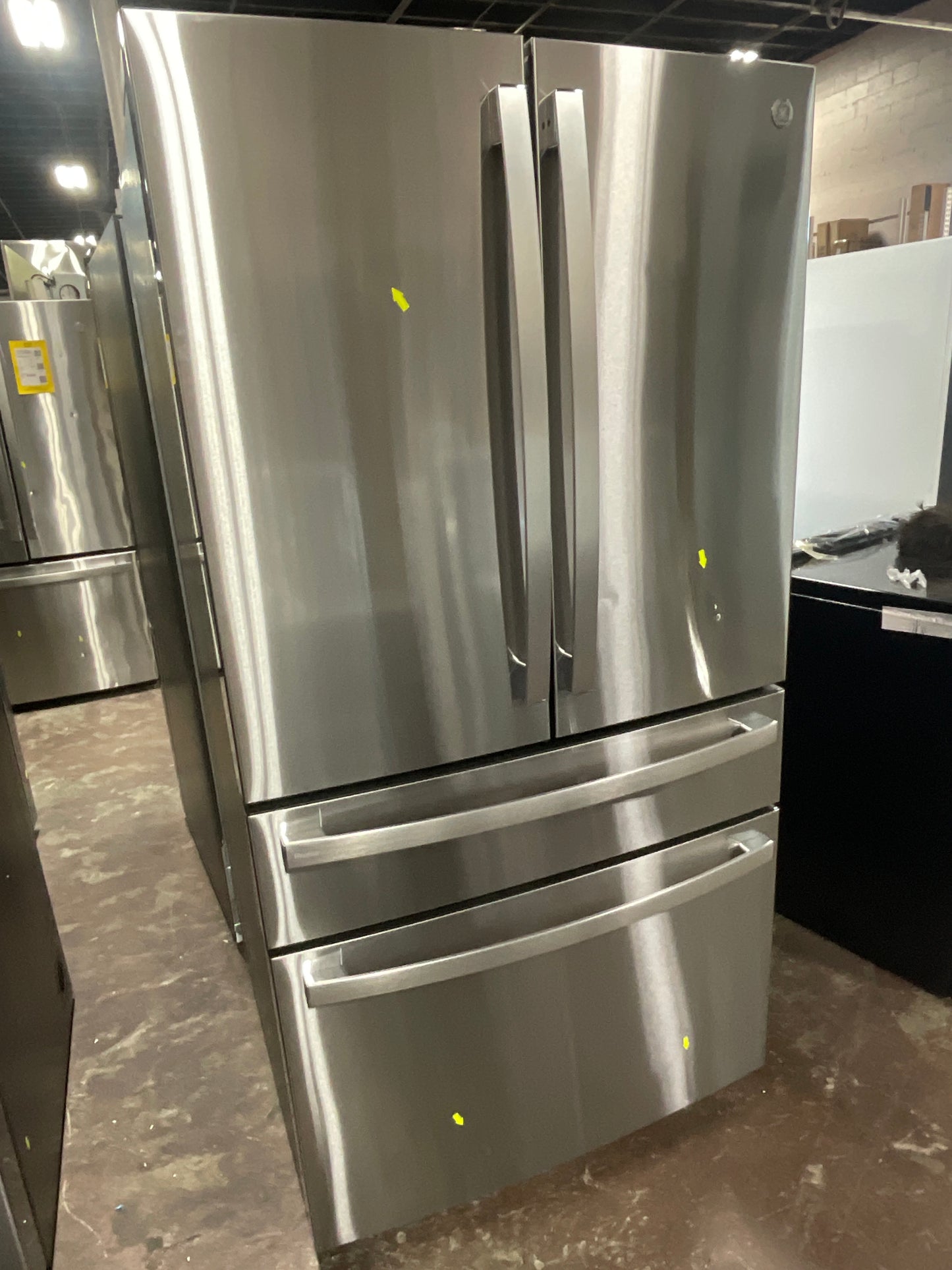 Front view, door closed