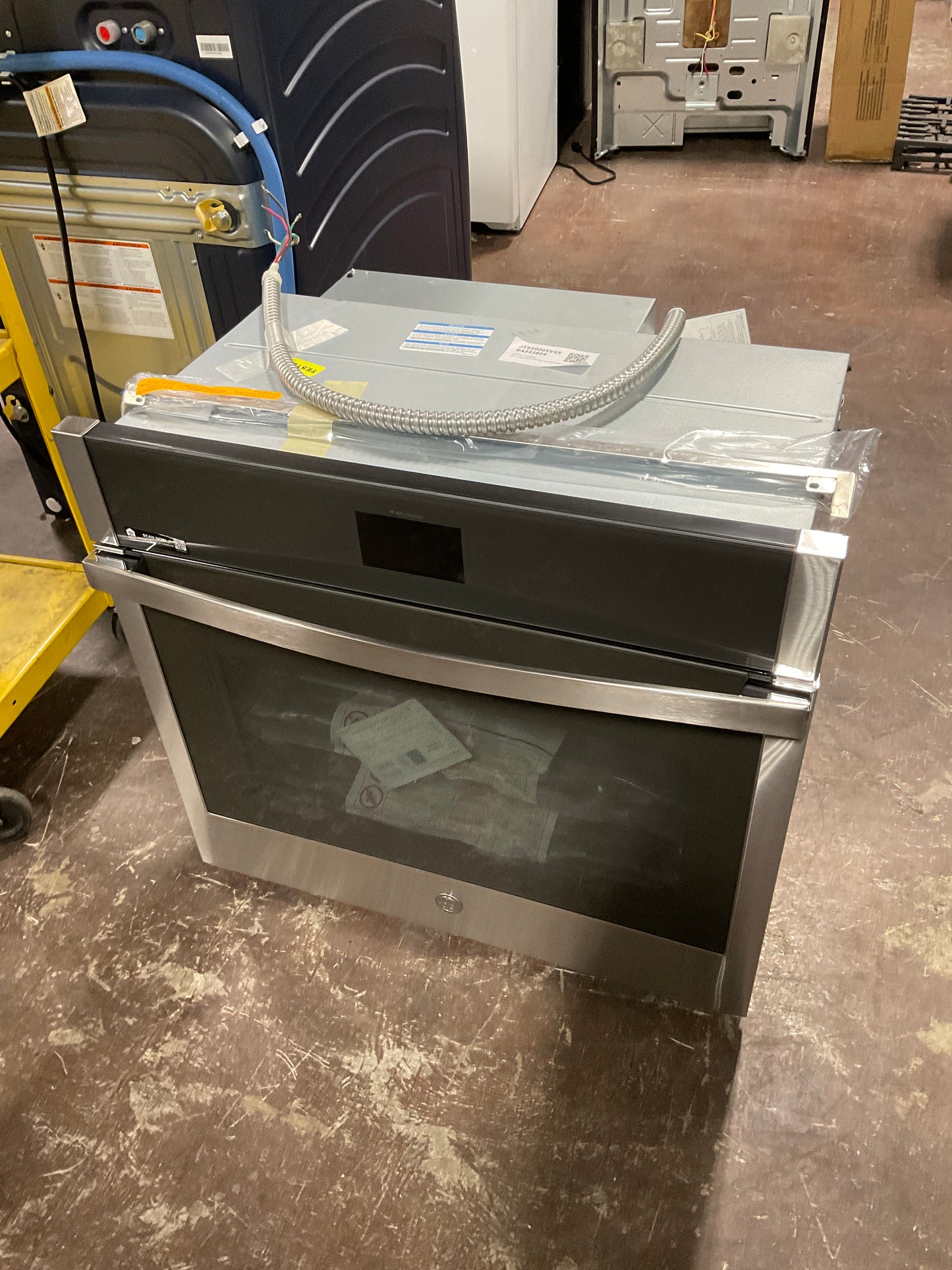 Front view, door closed