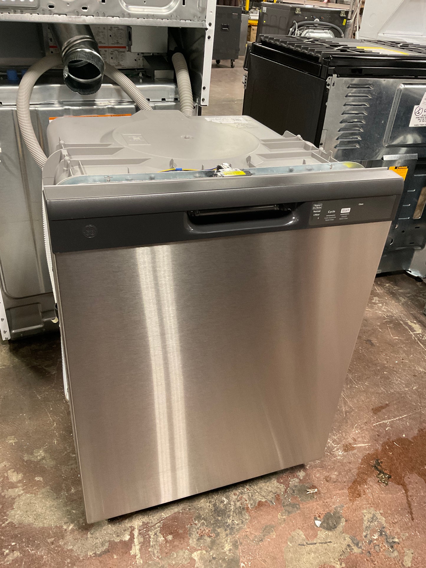 Front view, doors closed