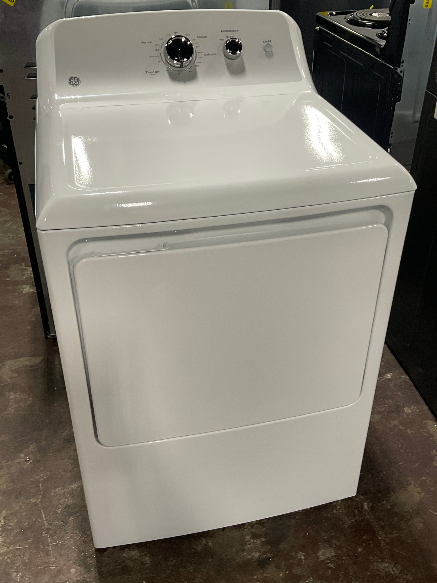 Front view, door closed