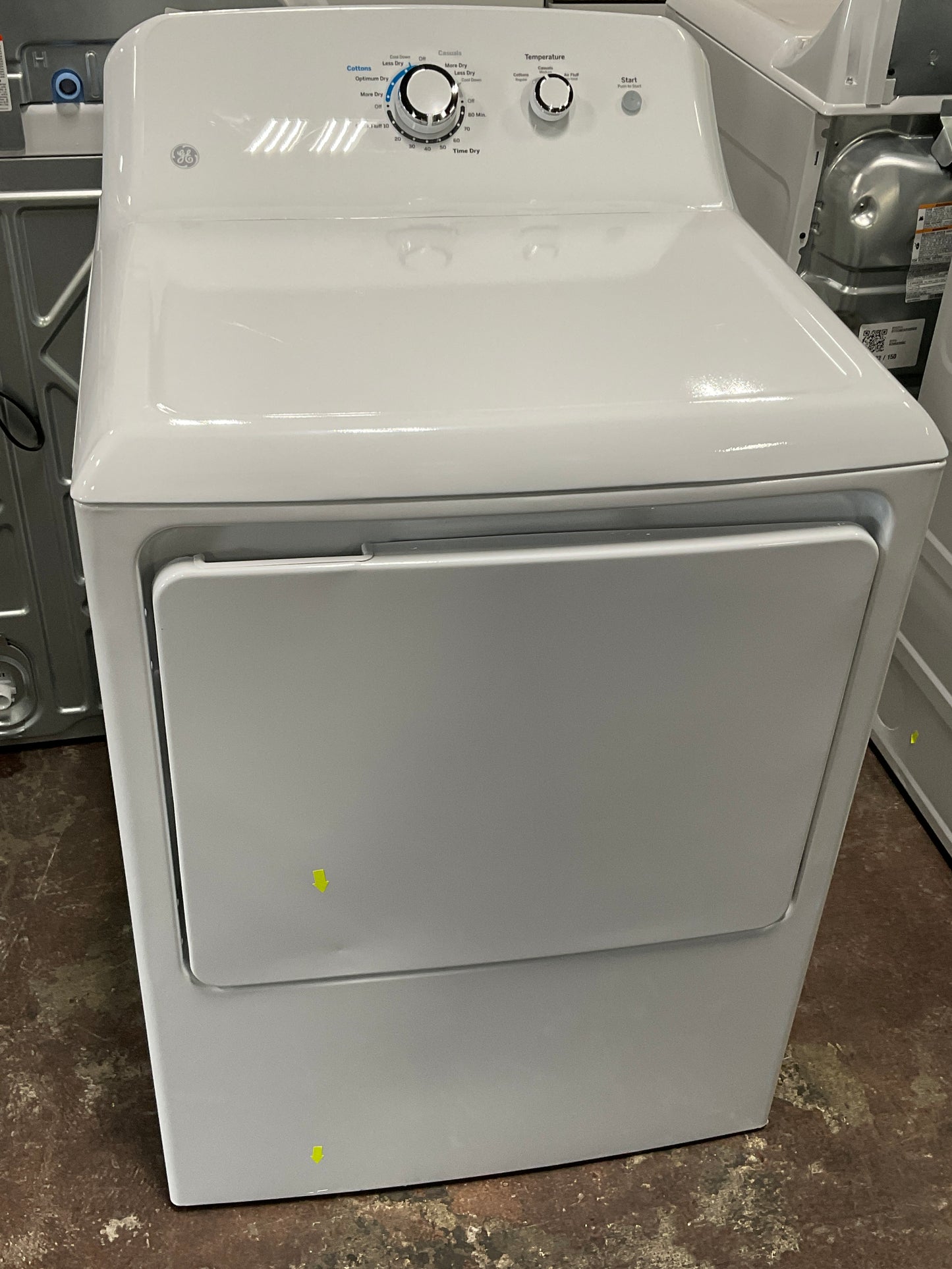 Front view, door closed