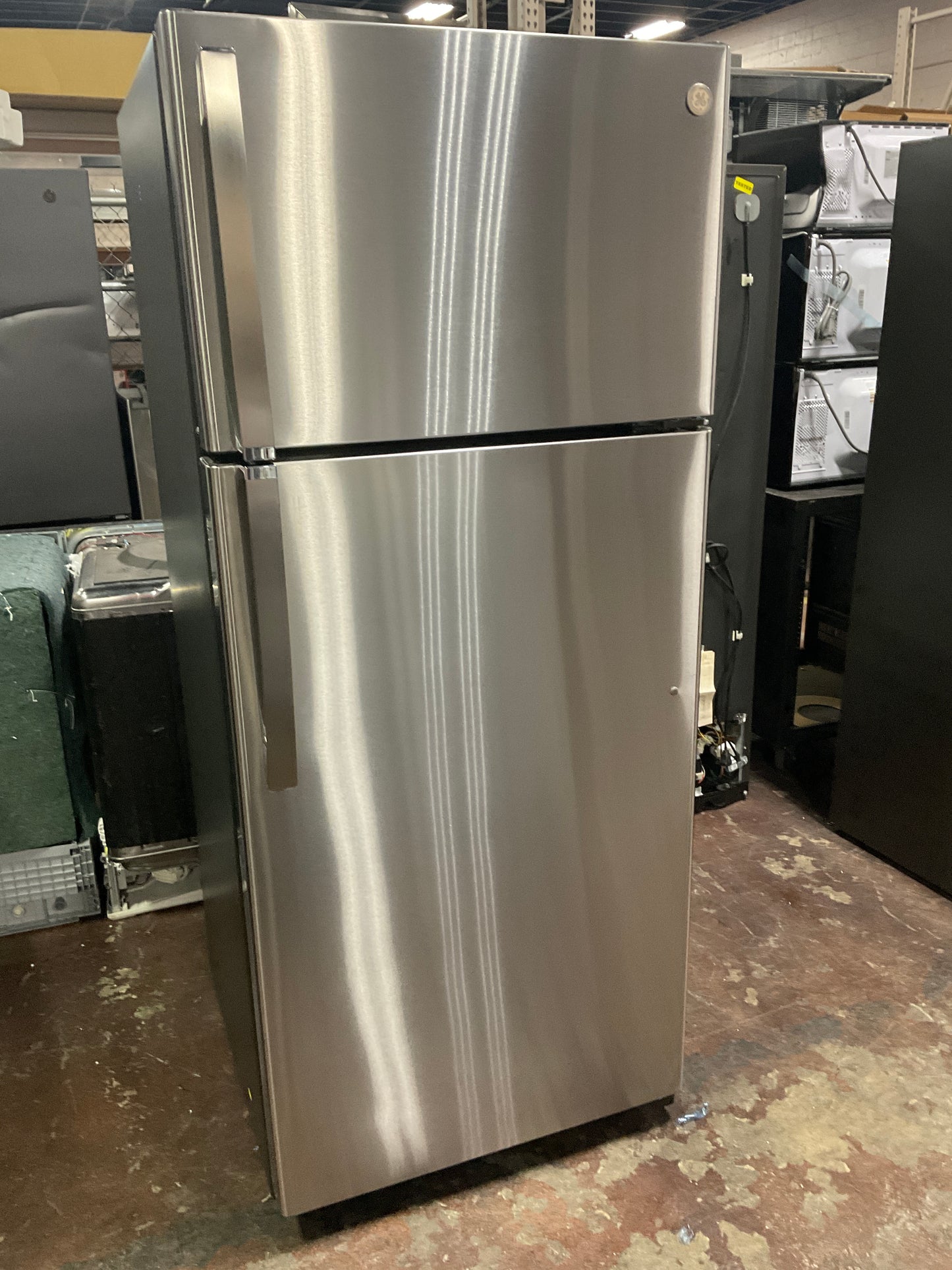 Front view, door closed