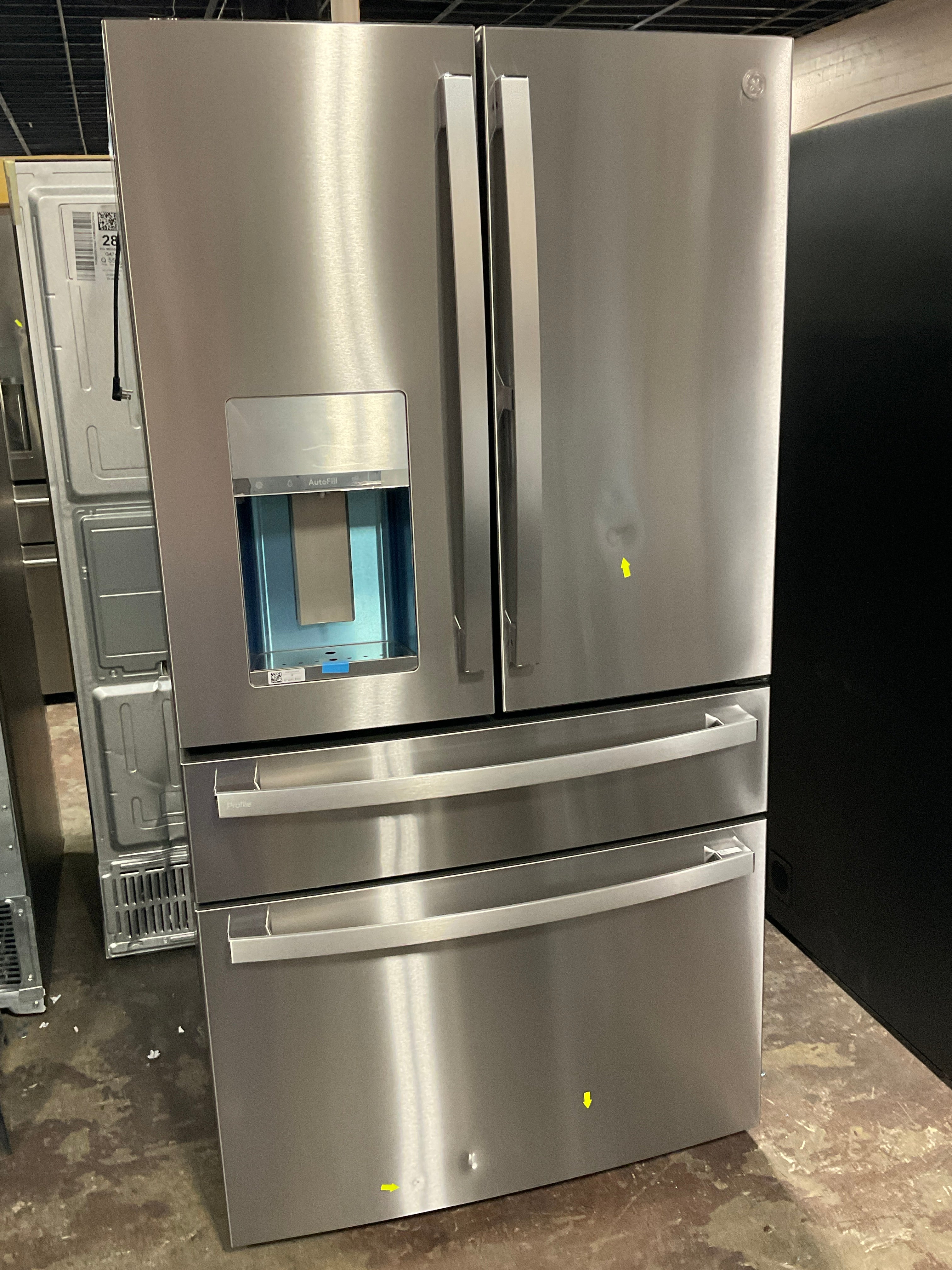 Front view, door closed