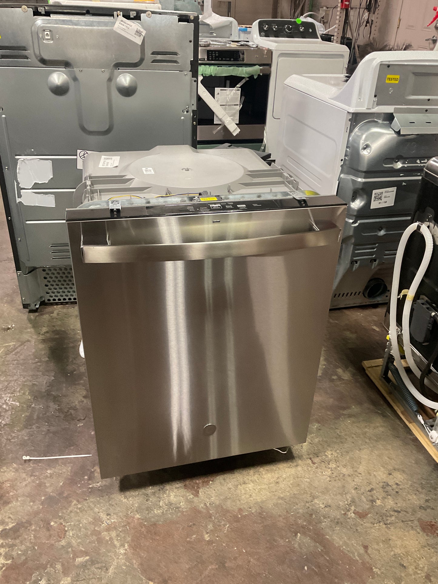 Front view, doors closed