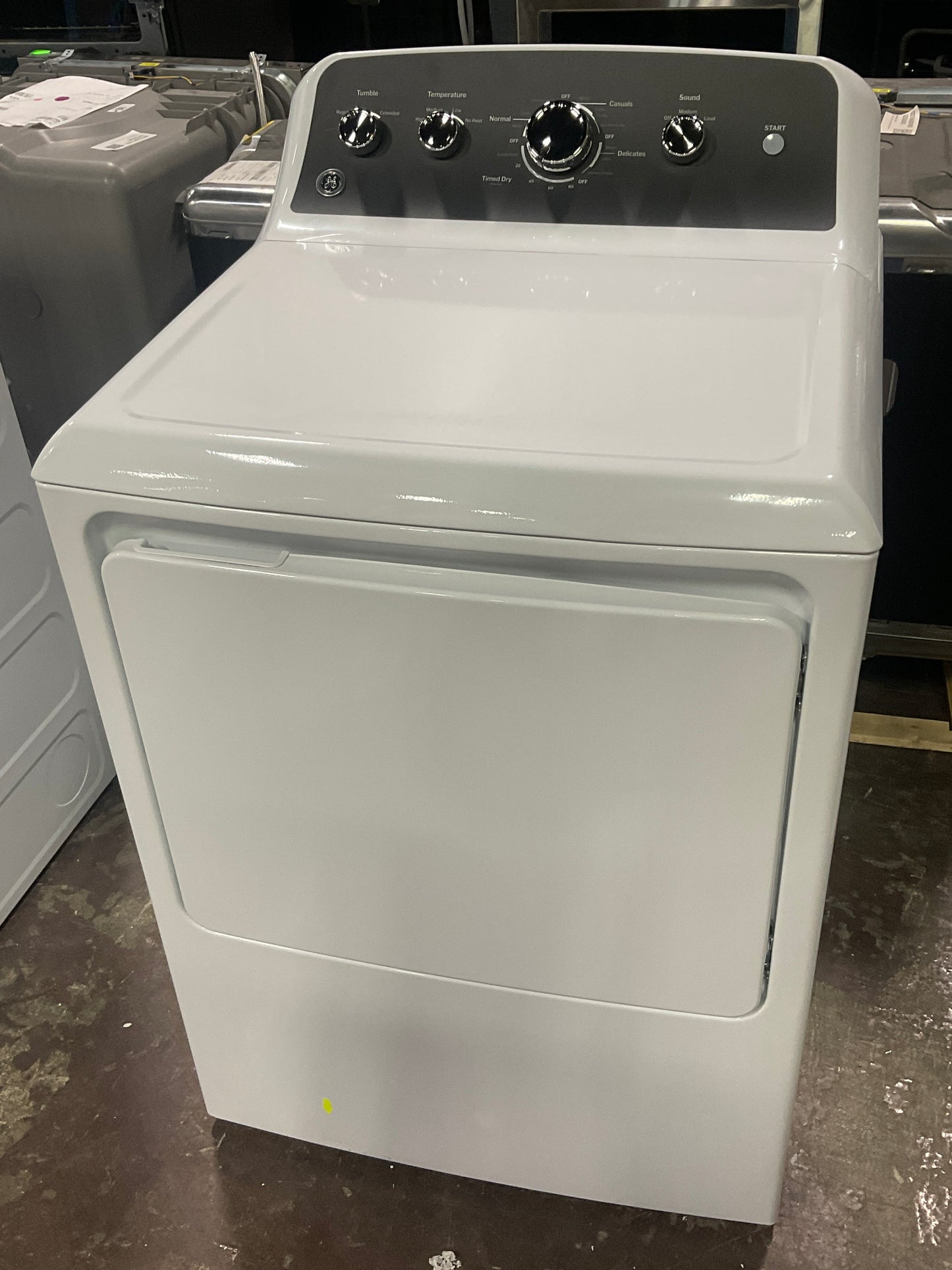 Front view, door closed