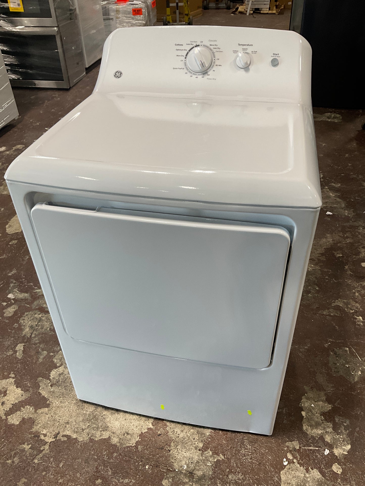 Front view, door closed