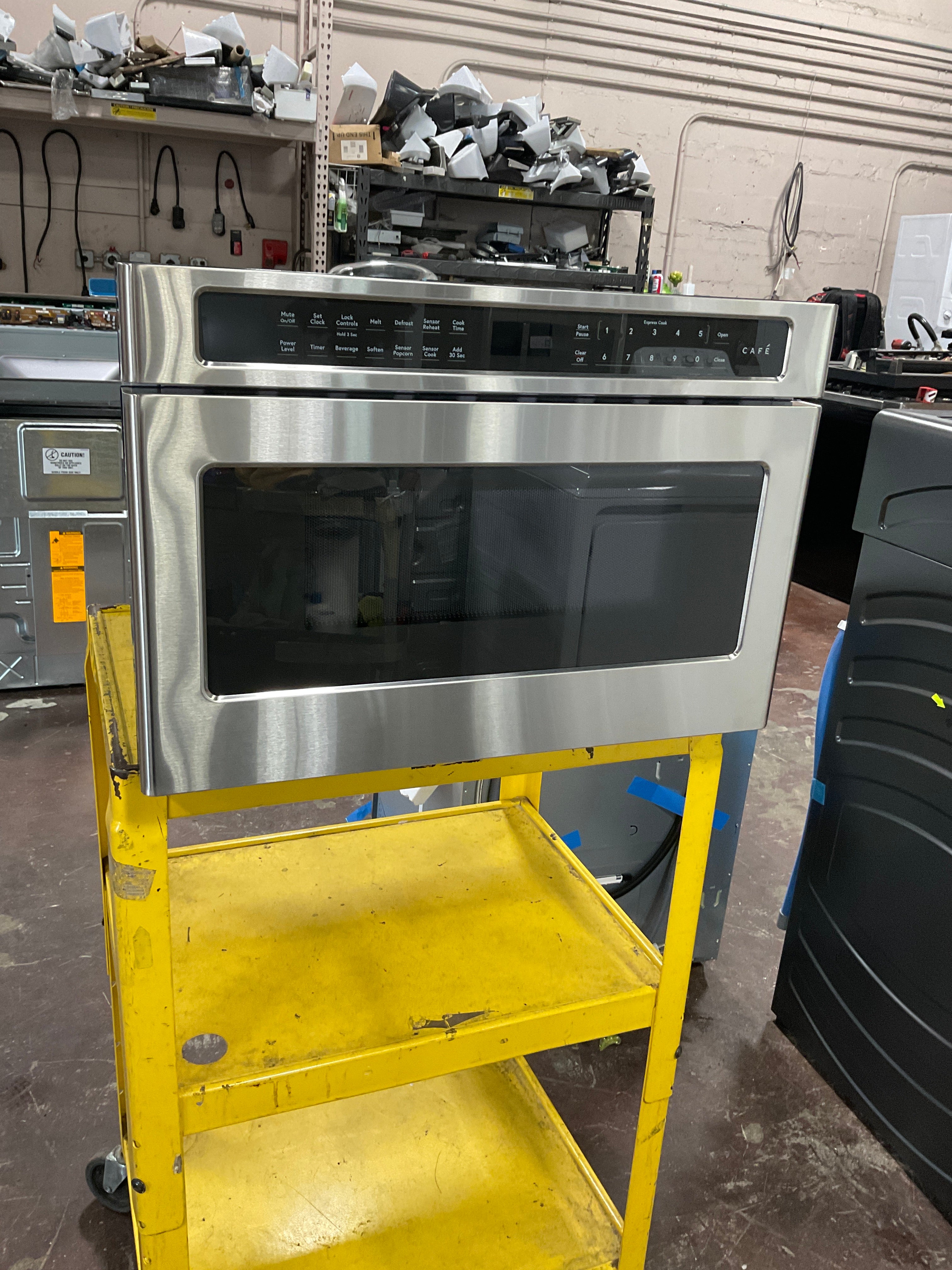 Front view, door closed