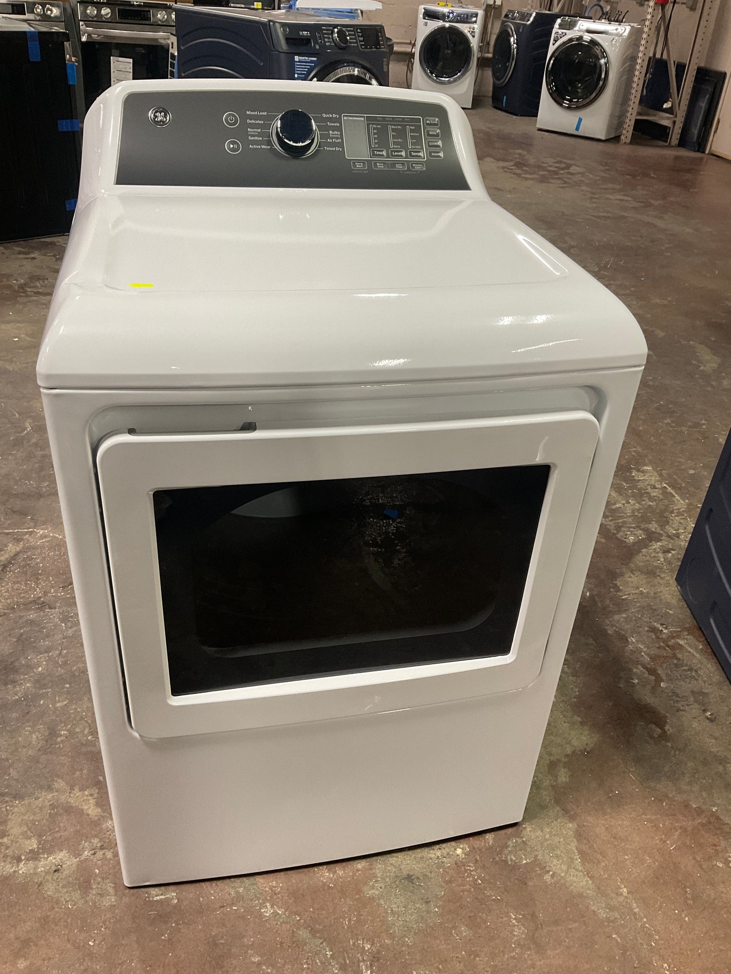 Front view, door closed