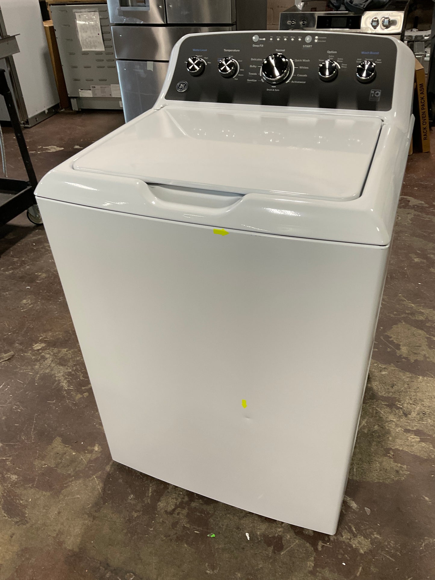 Front view, door closed