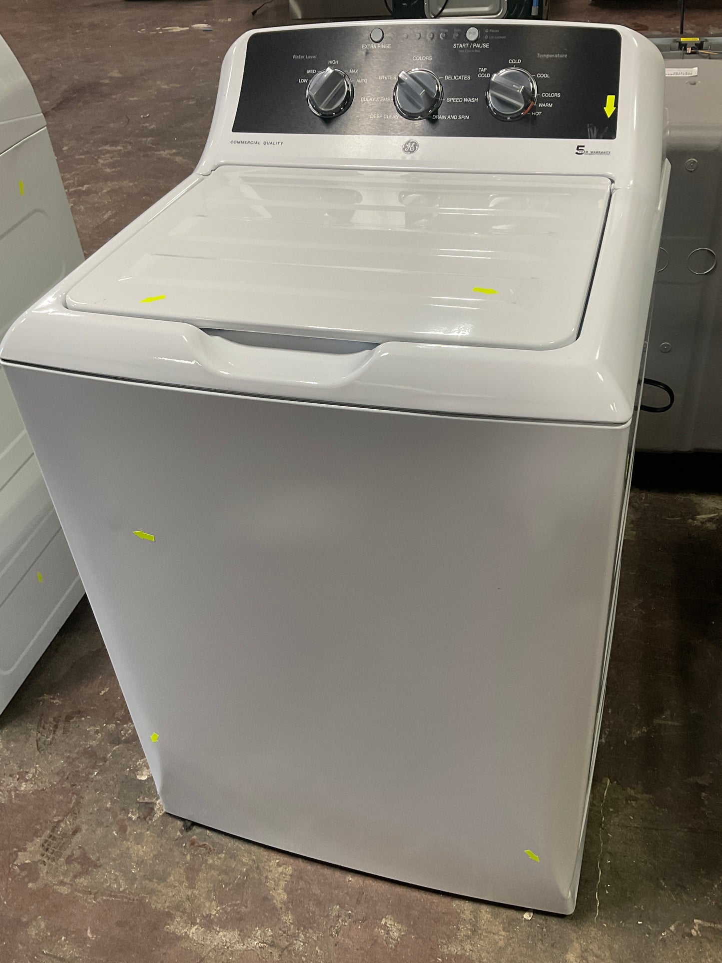 Front view, door closed