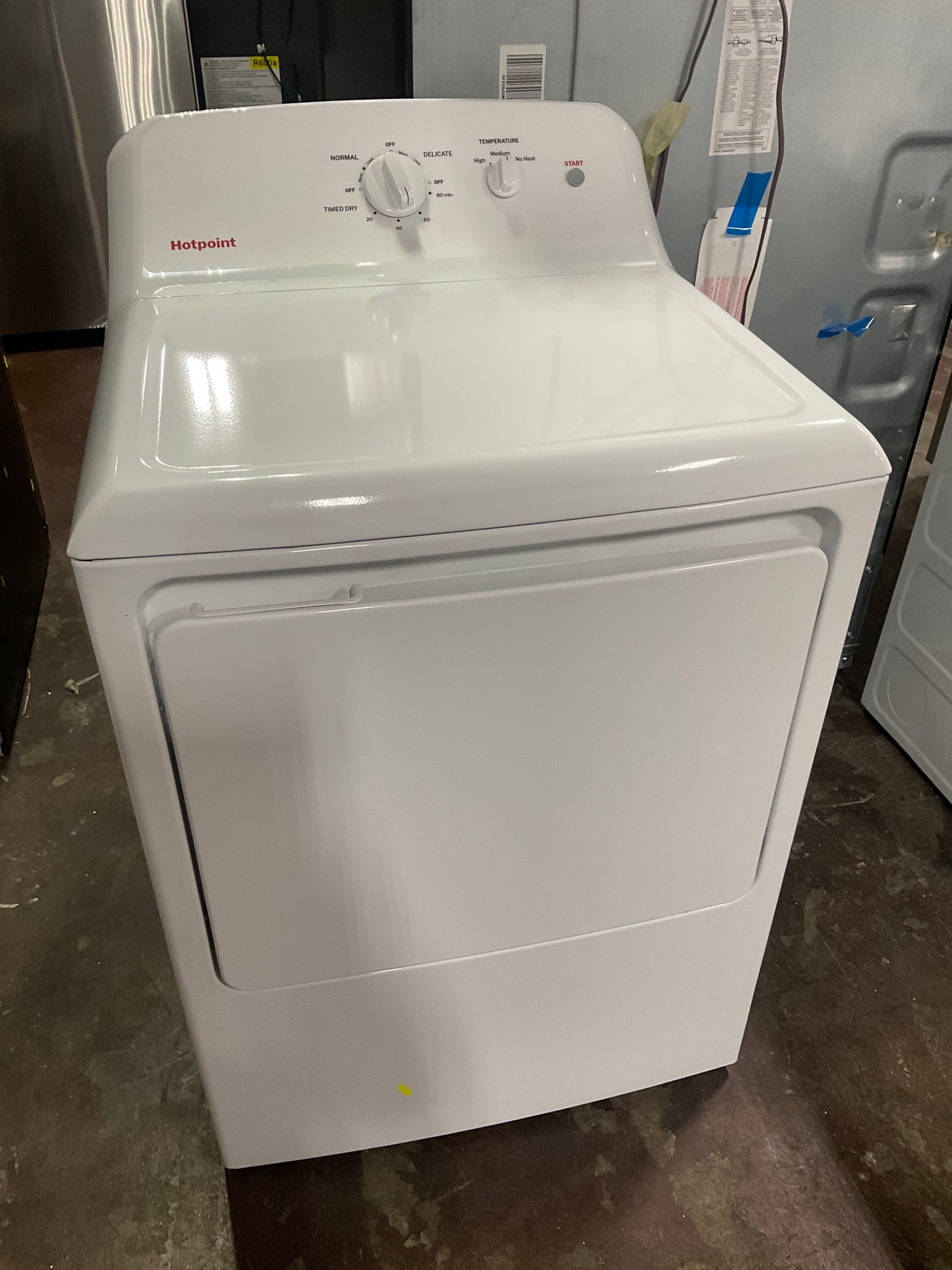 Front view, door closed