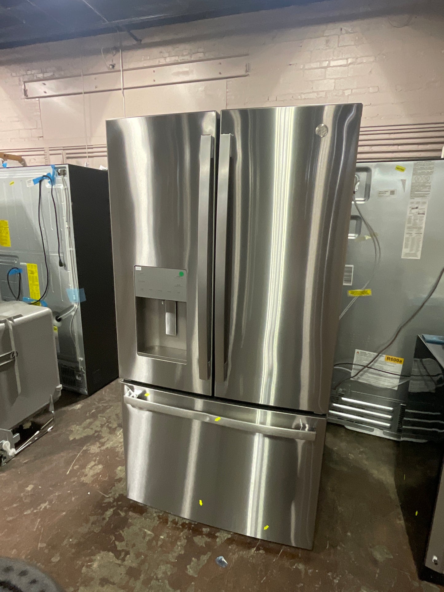 Front view, door closed