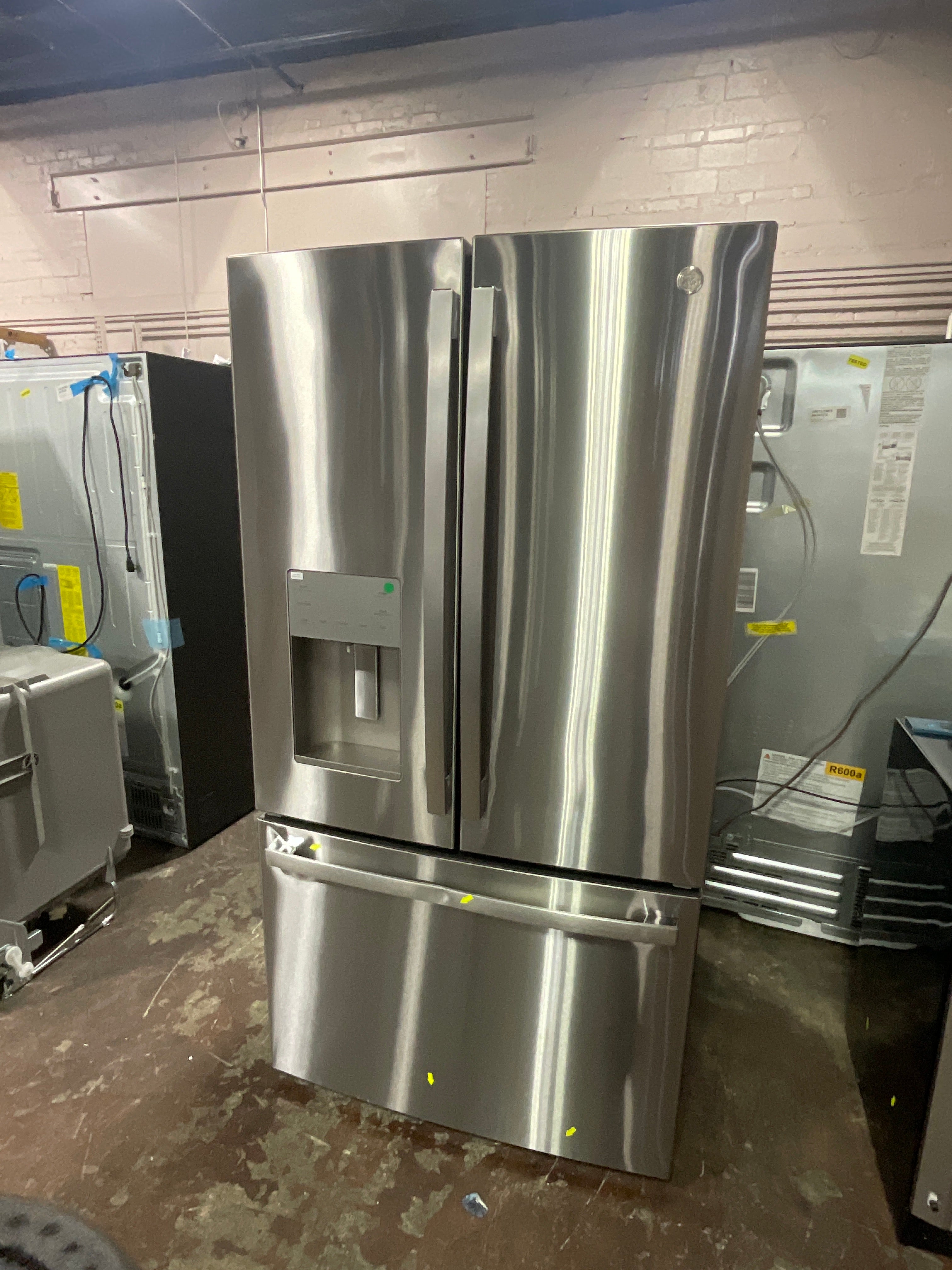 Front view, door closed