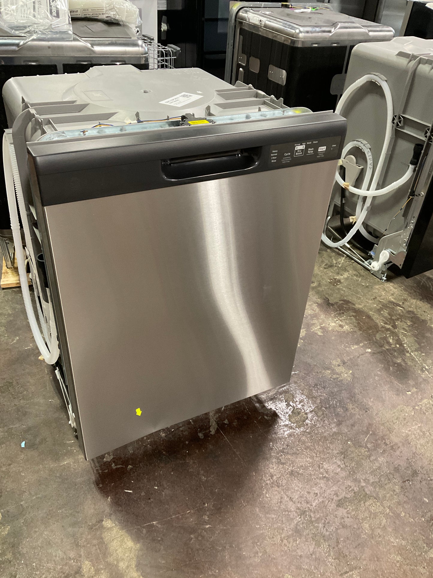 Front view, doors closed