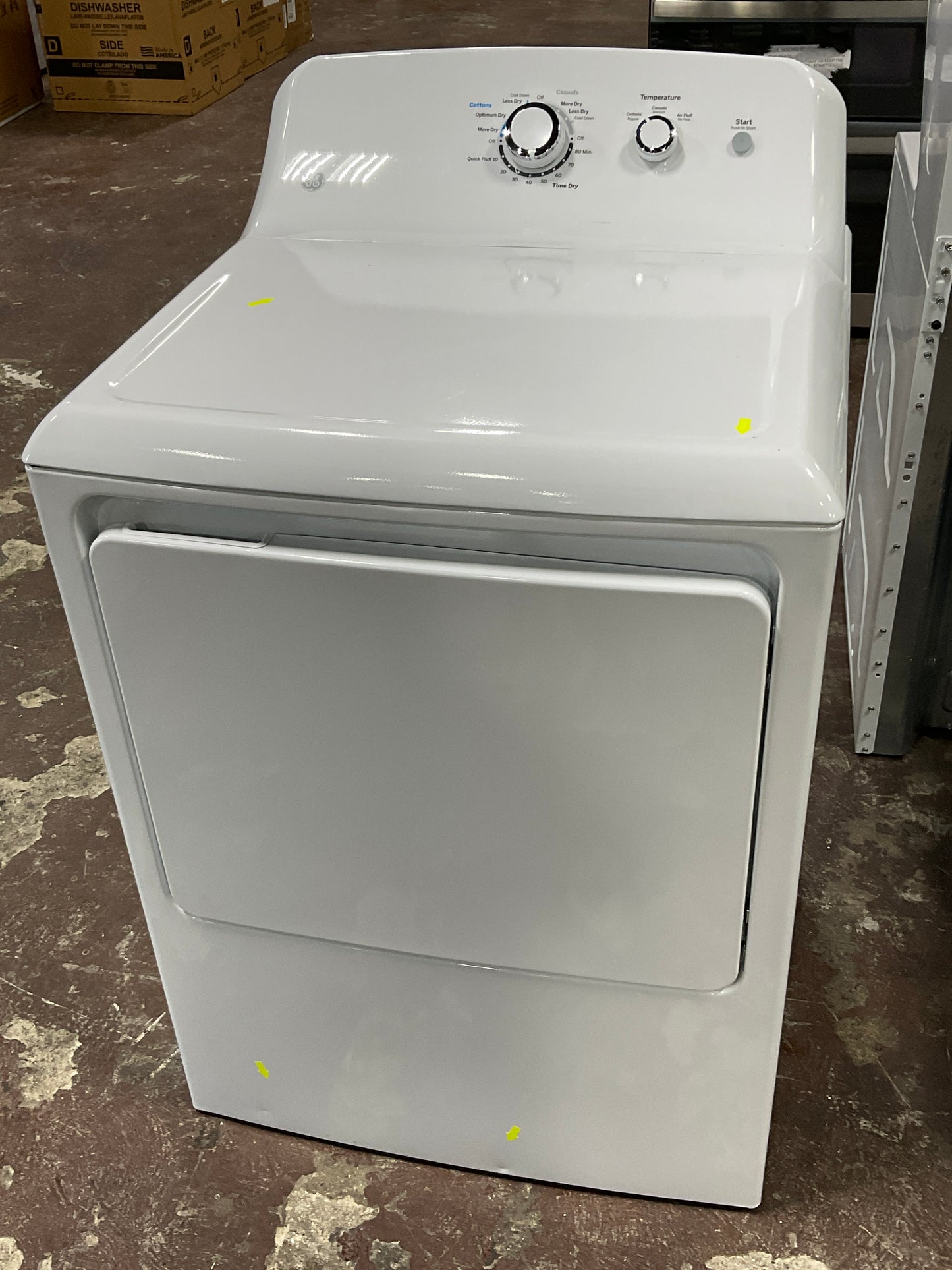 Front view, door closed