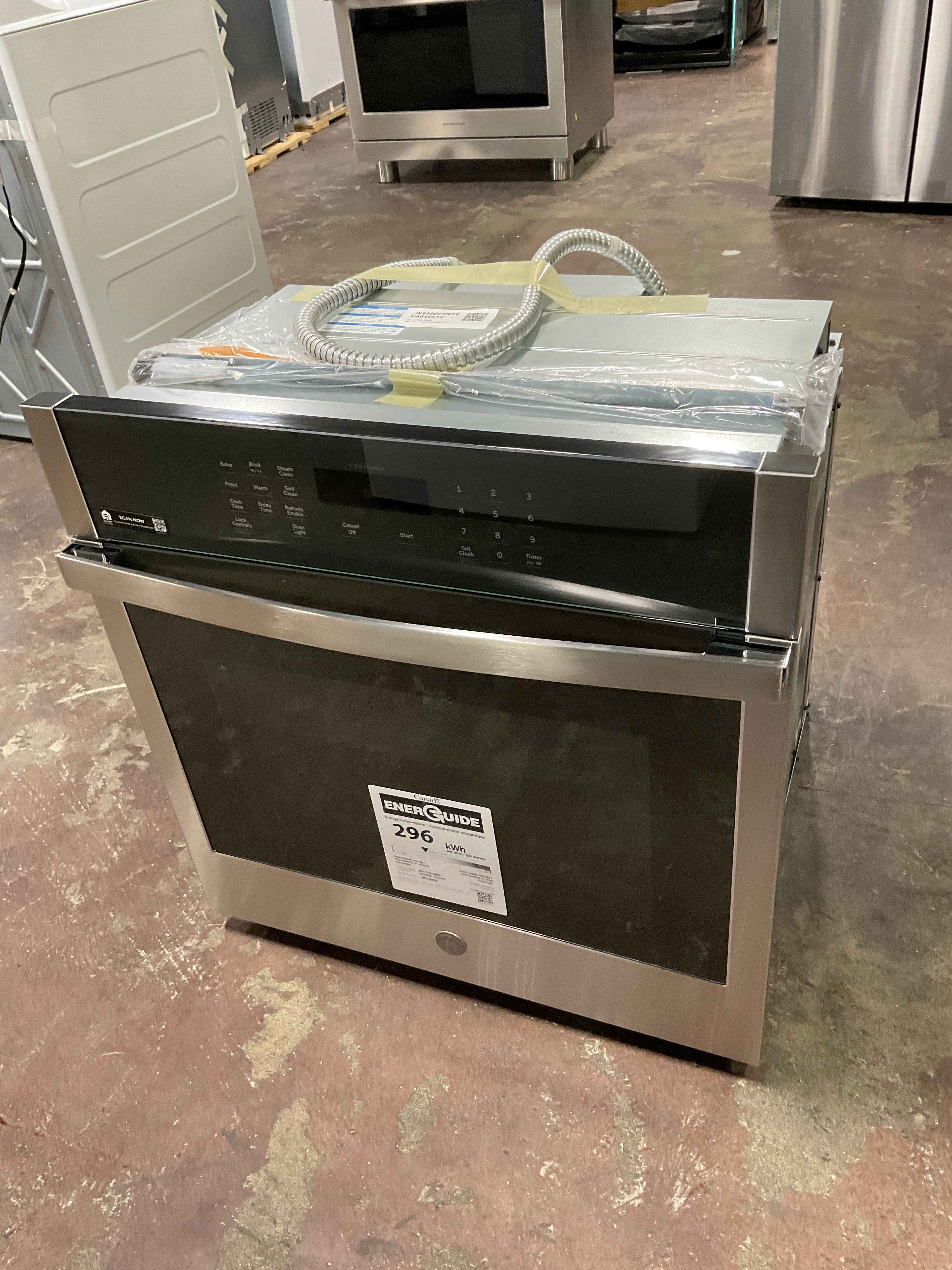 Front view, door closed