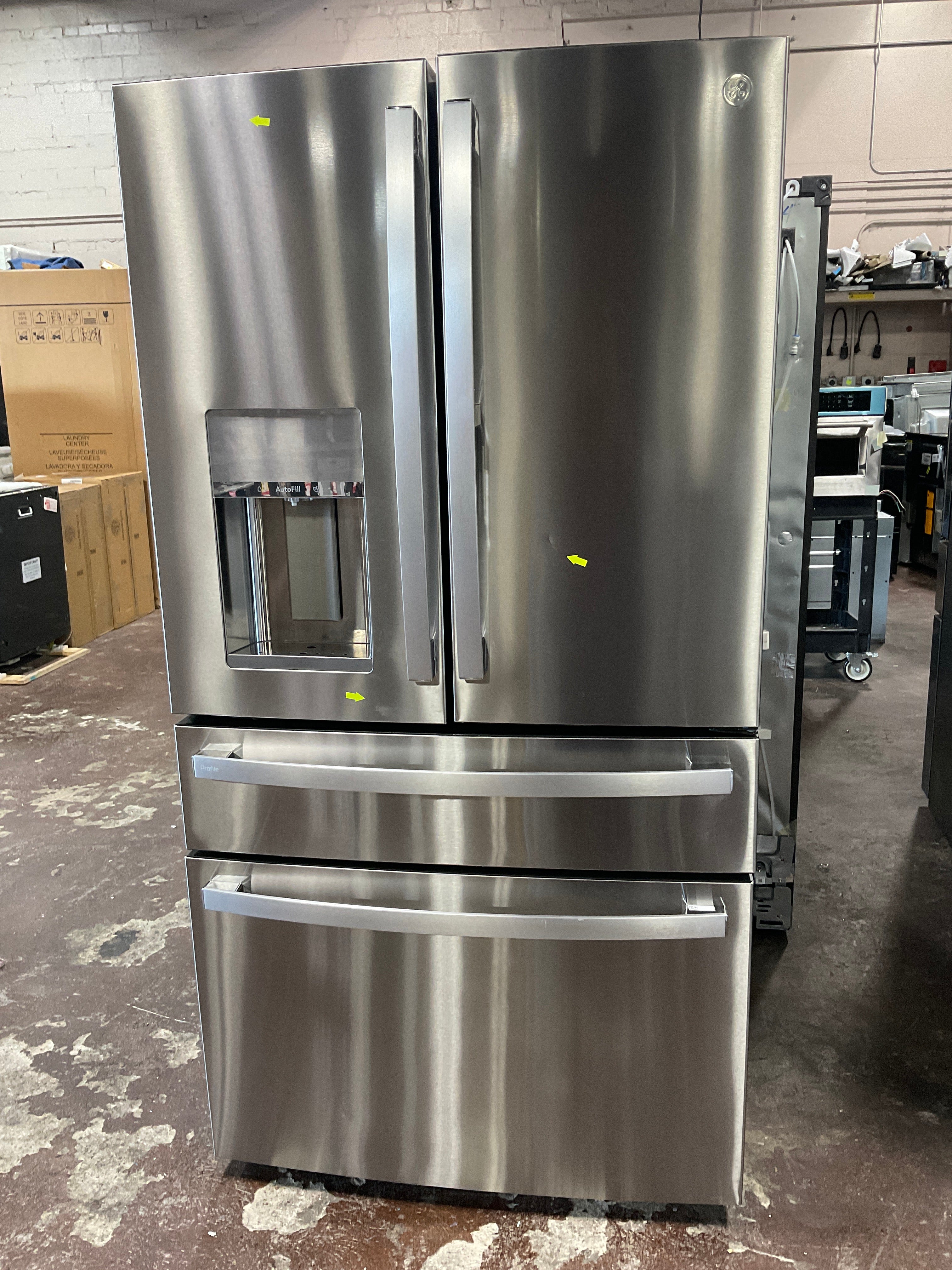 Front view, door closed