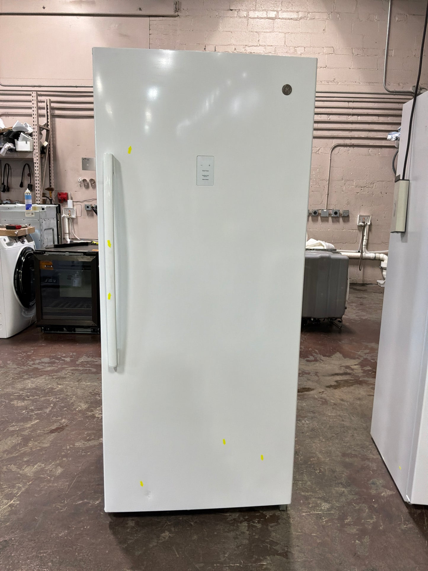 Front view, door closed