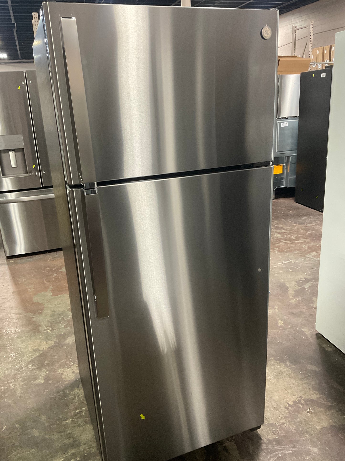 Front view, door closed