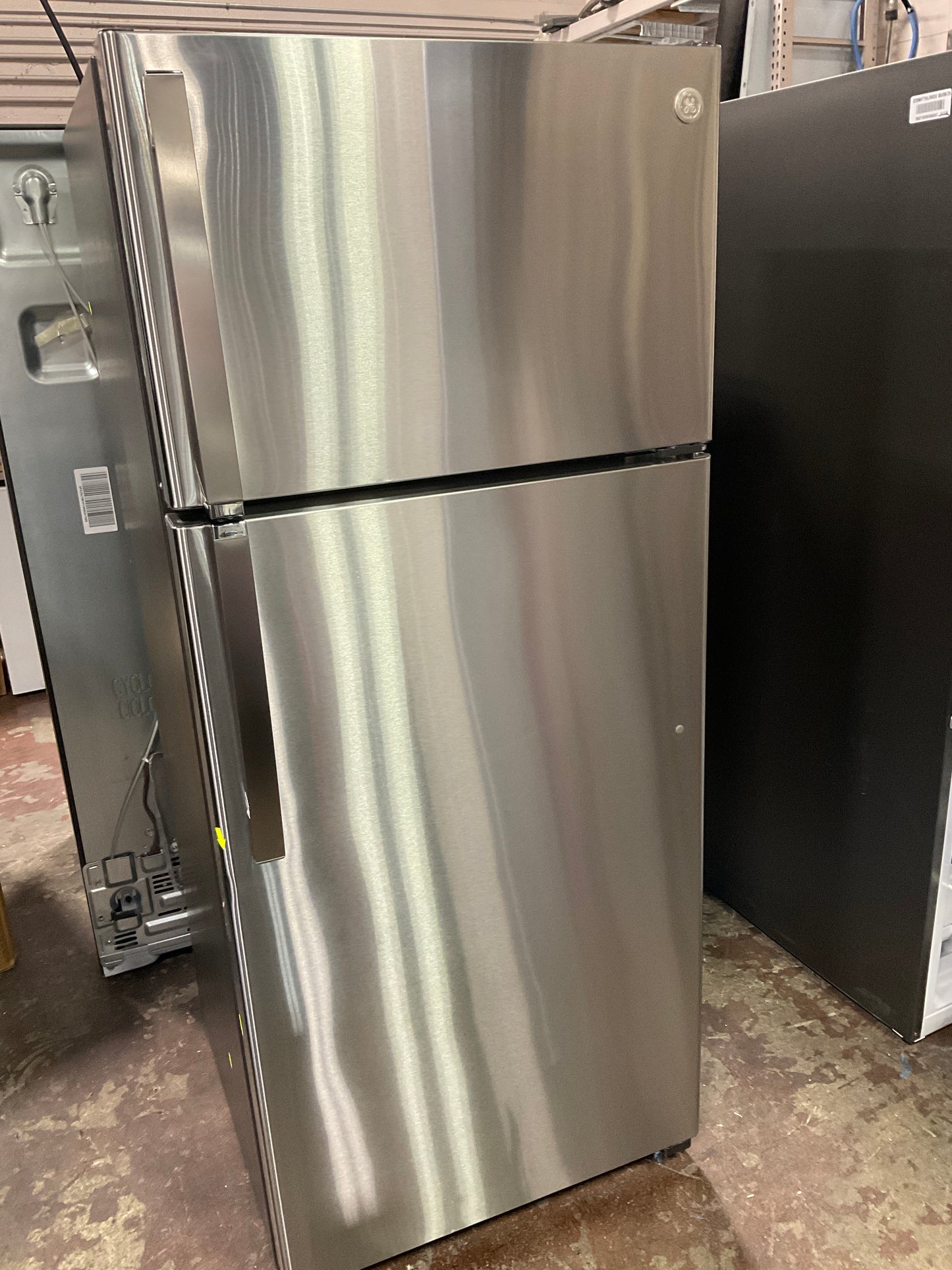 Front view, door closed