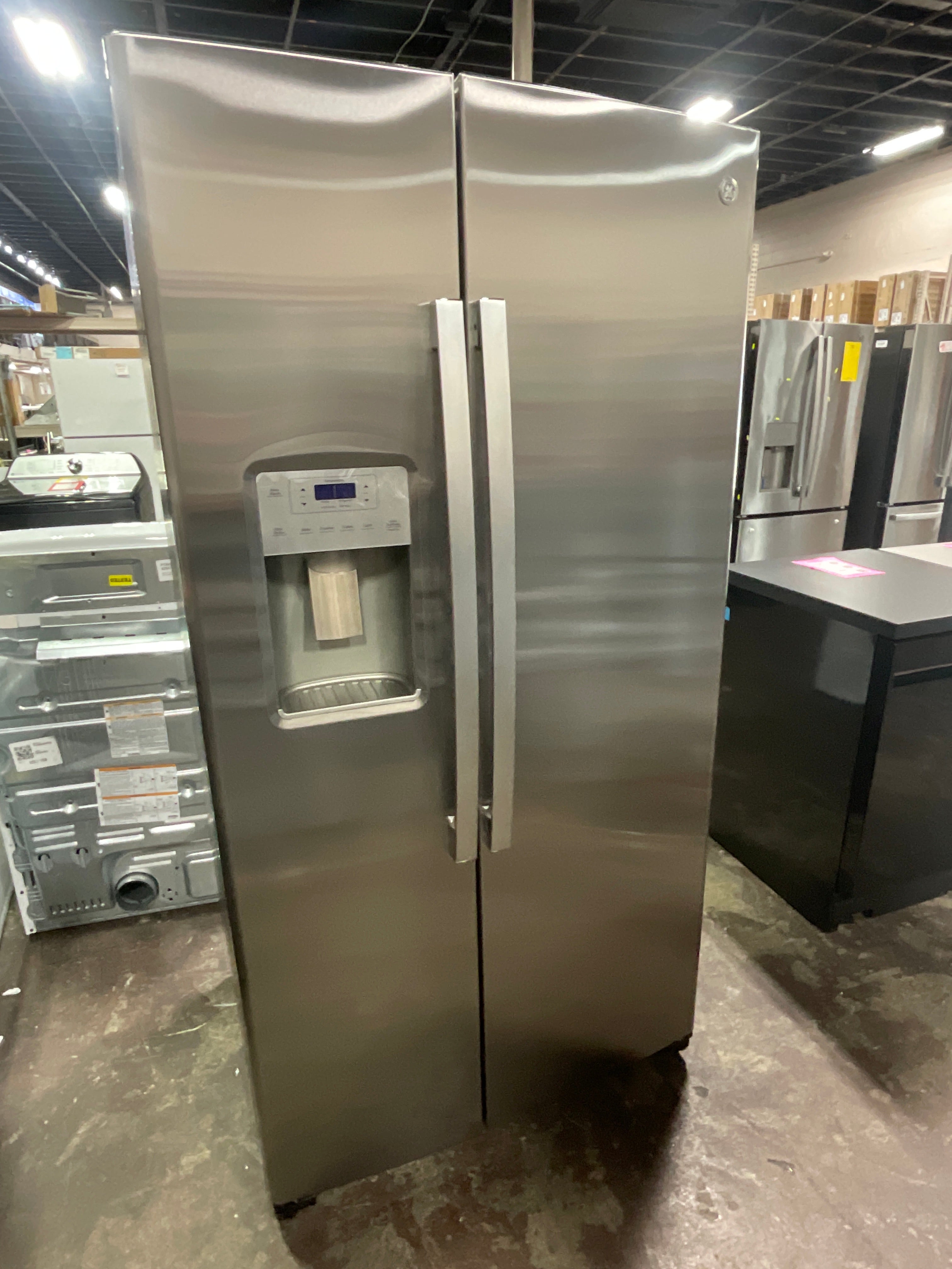 Front view, door closed