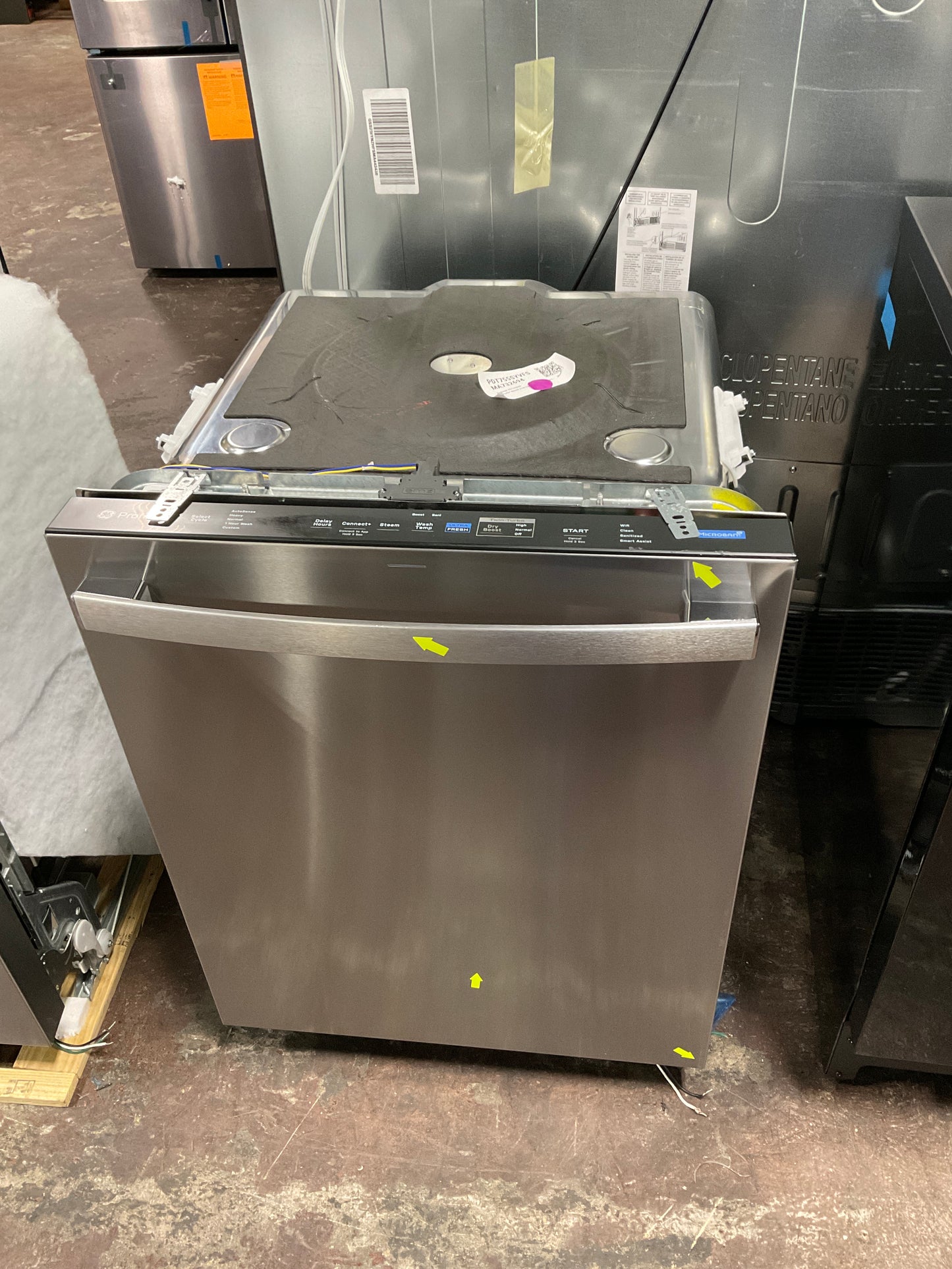 Front view, doors closed