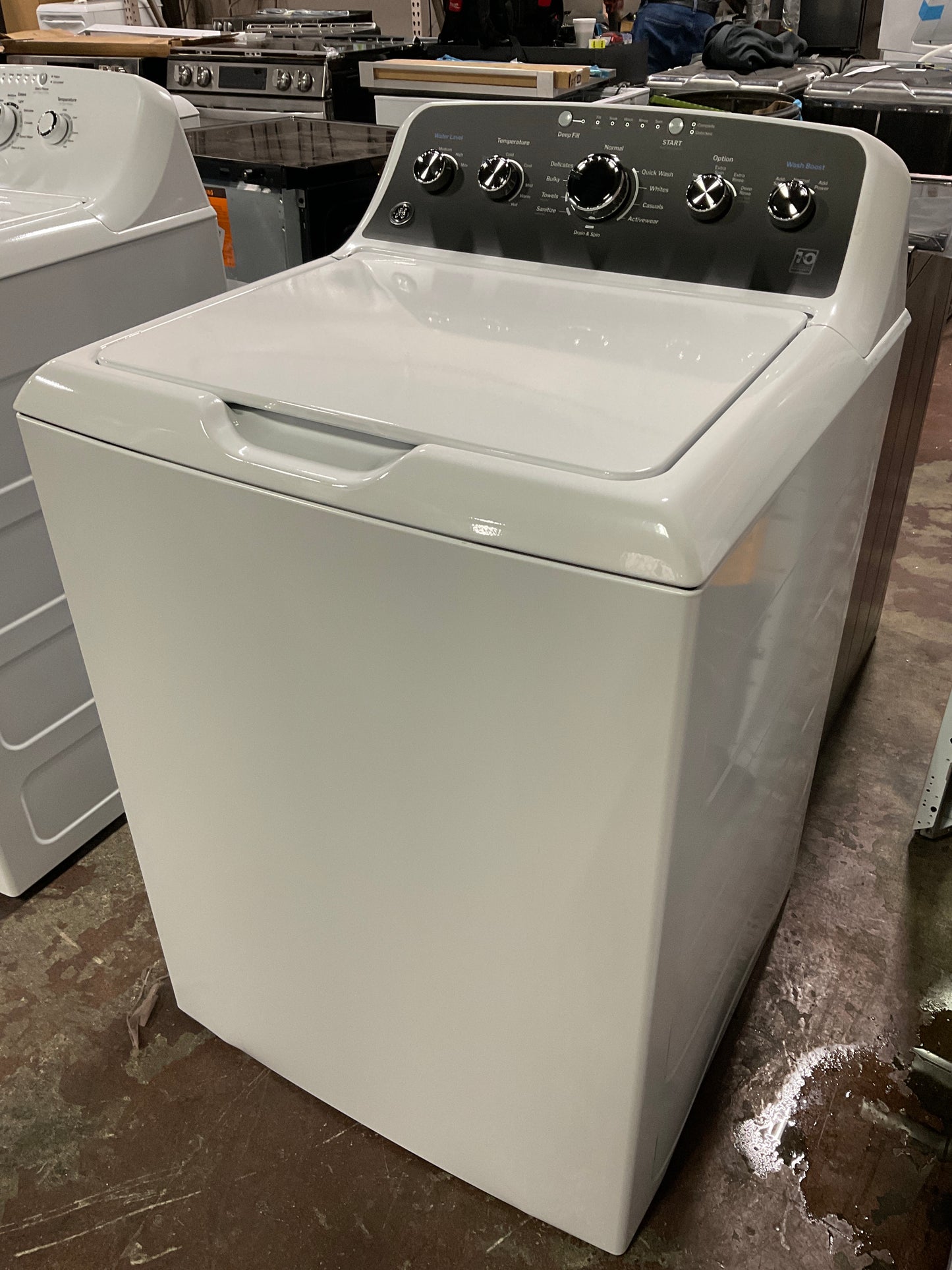 Front view, door closed