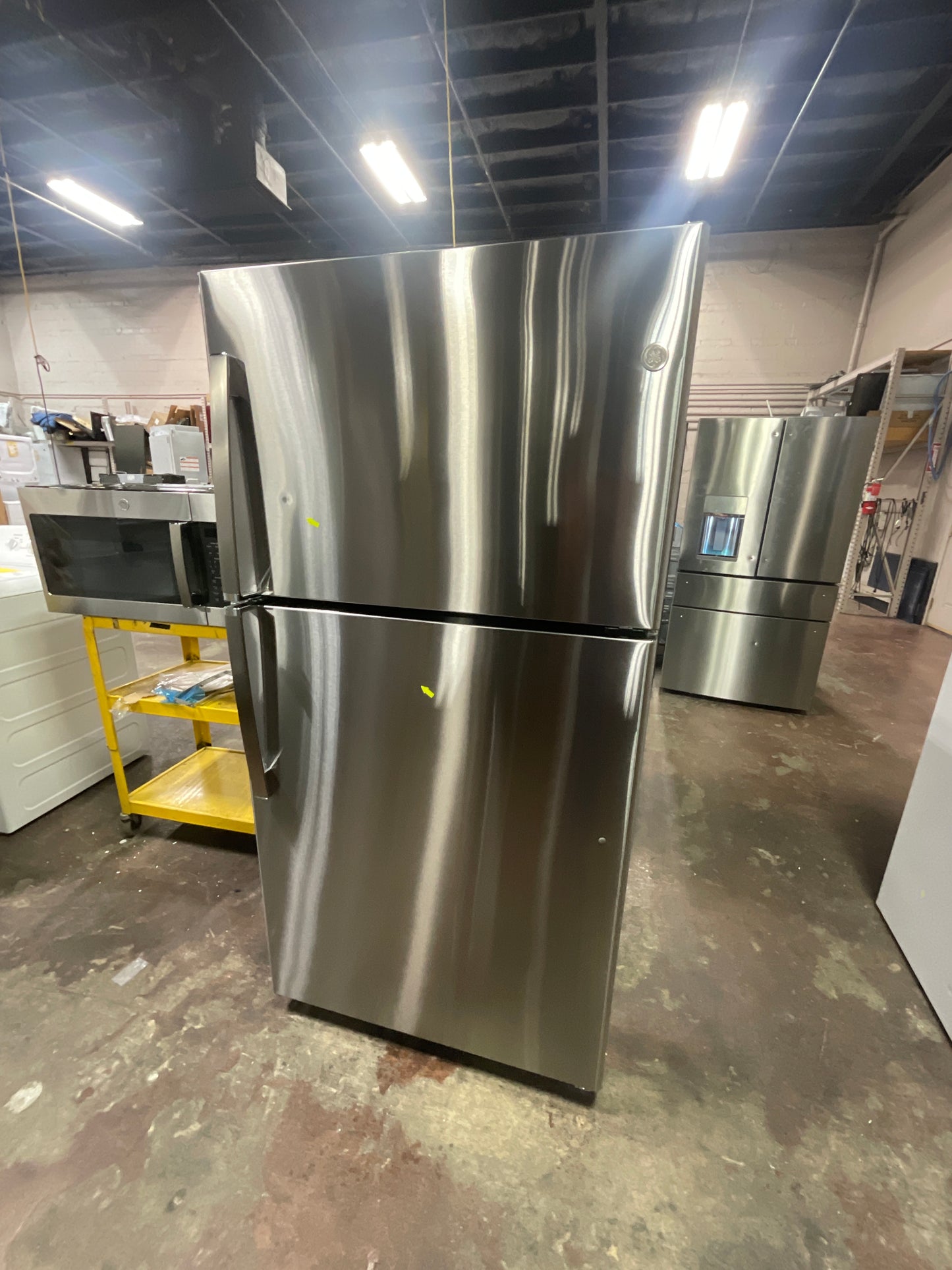 Front view, door closed