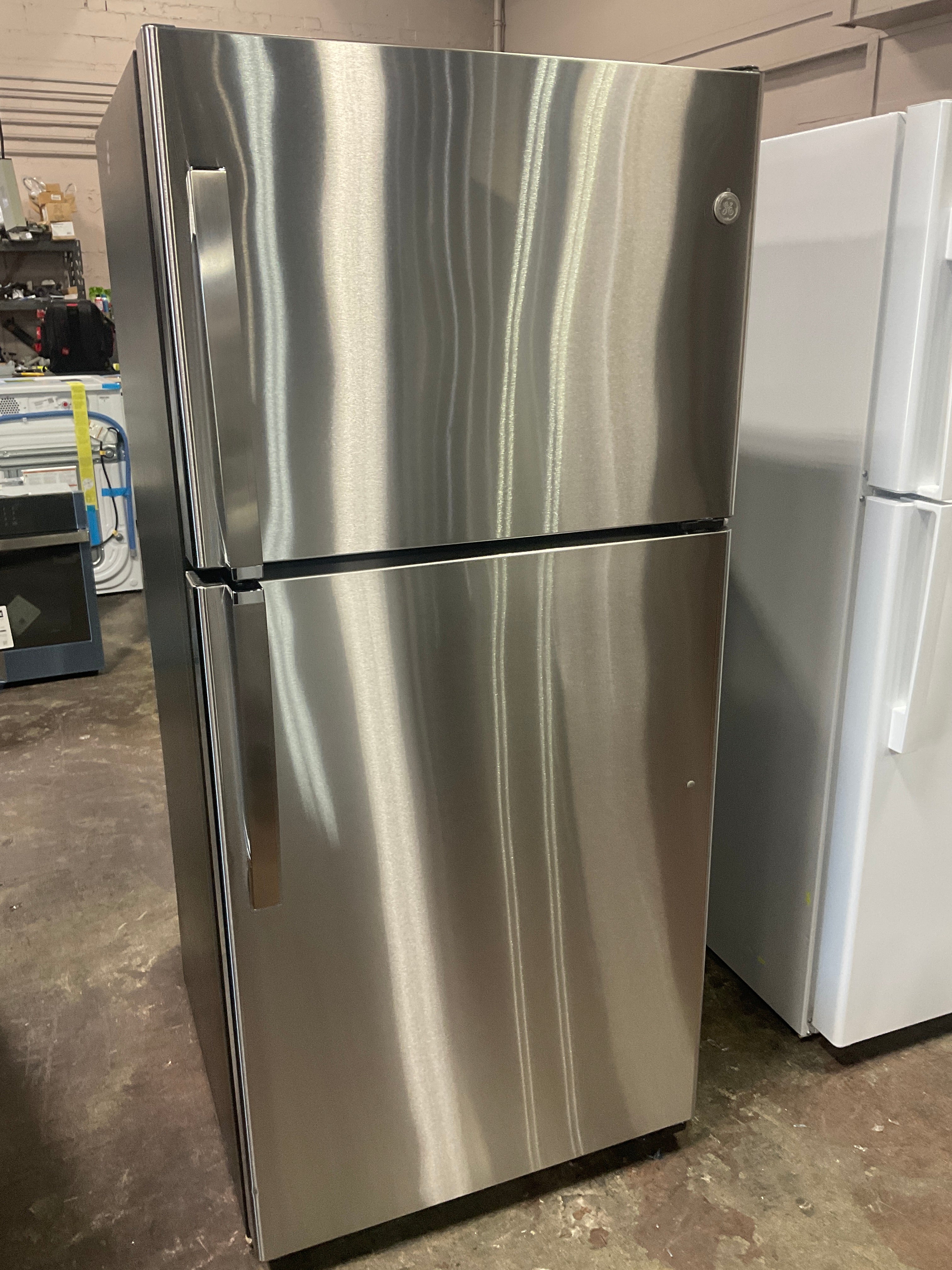 Front view, door closed