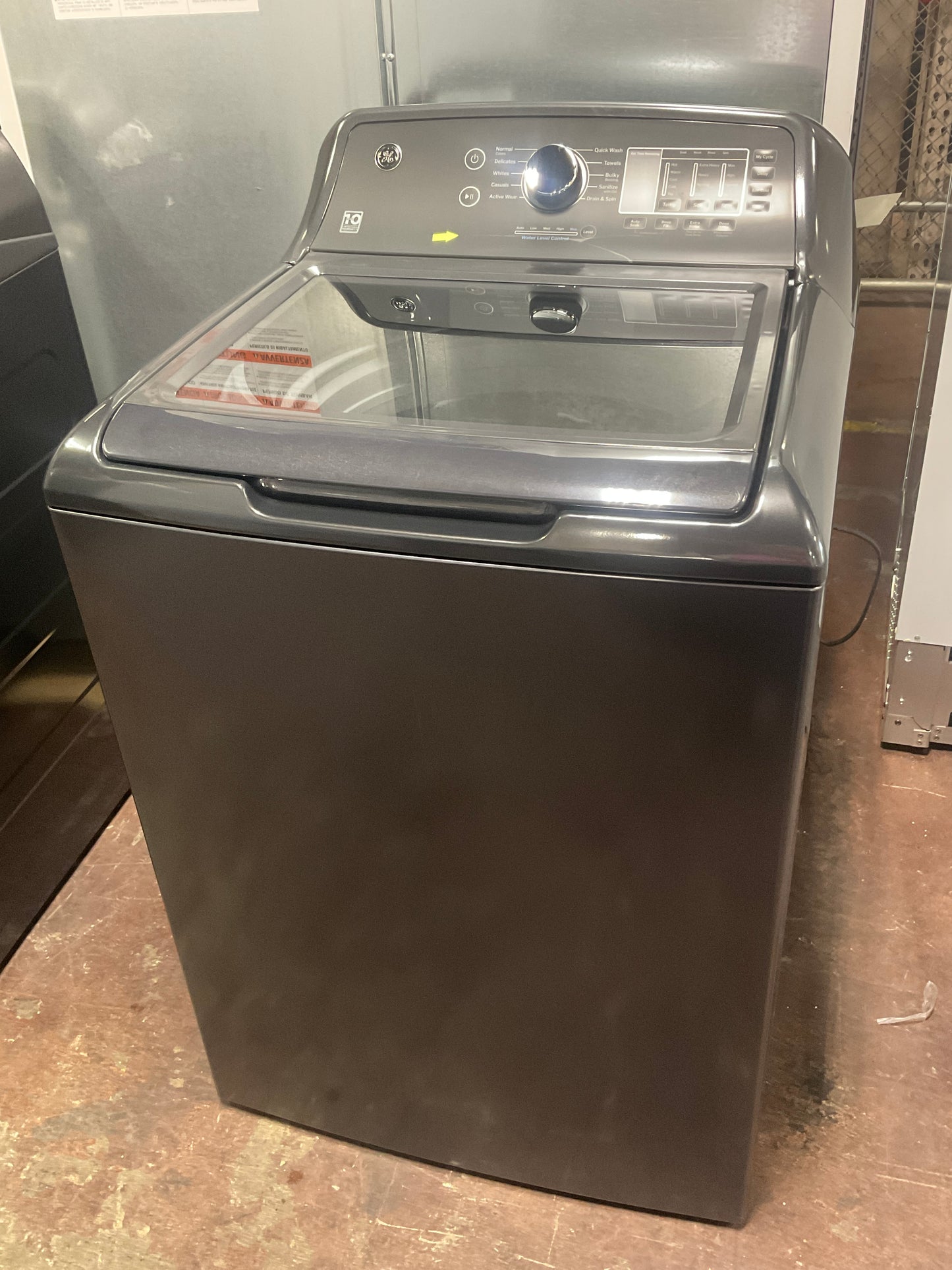 Front view, door closed