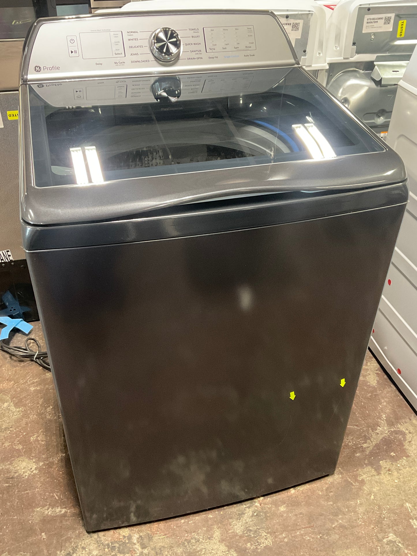 Front view, door closed