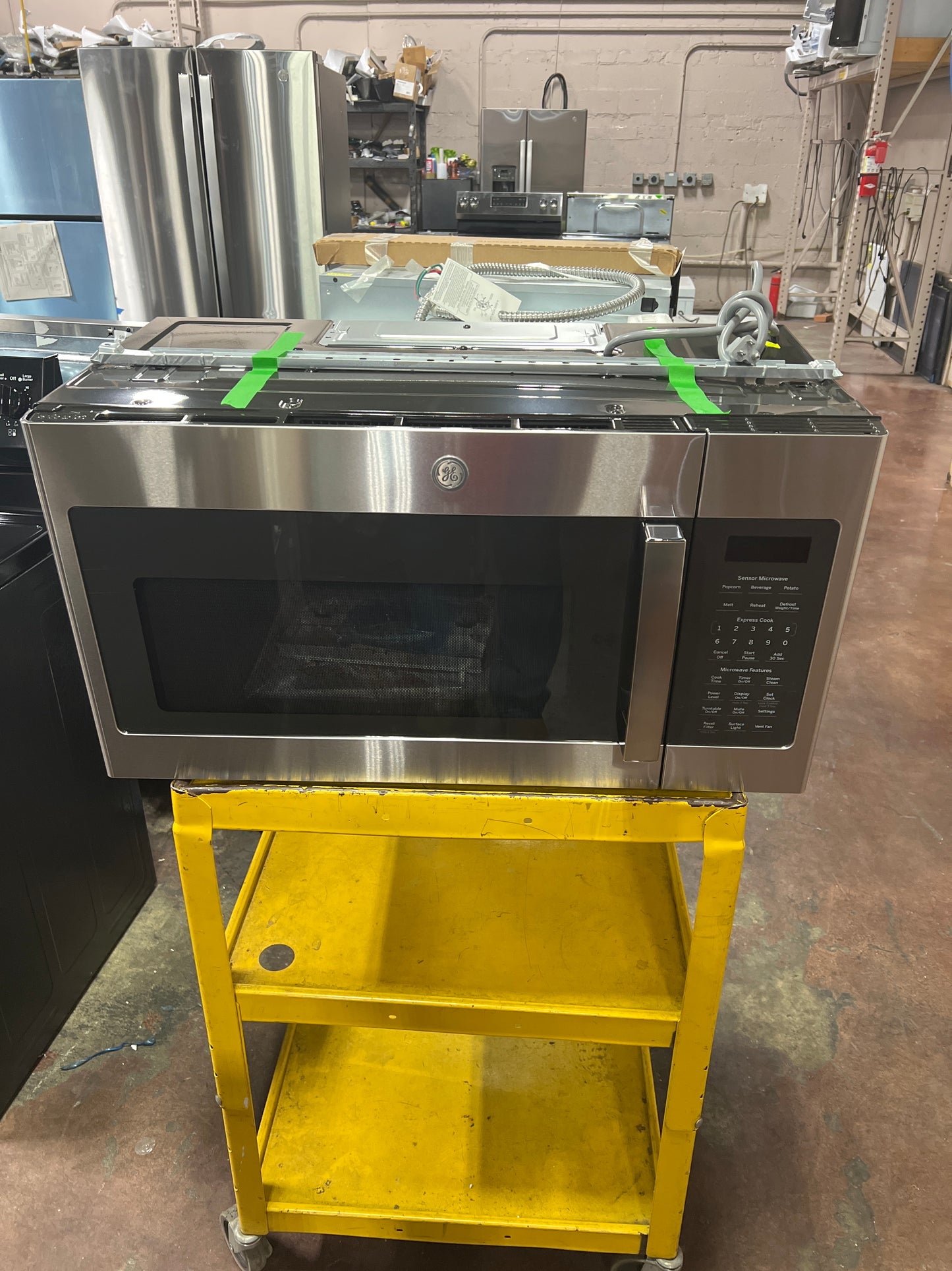 Front view, door closed