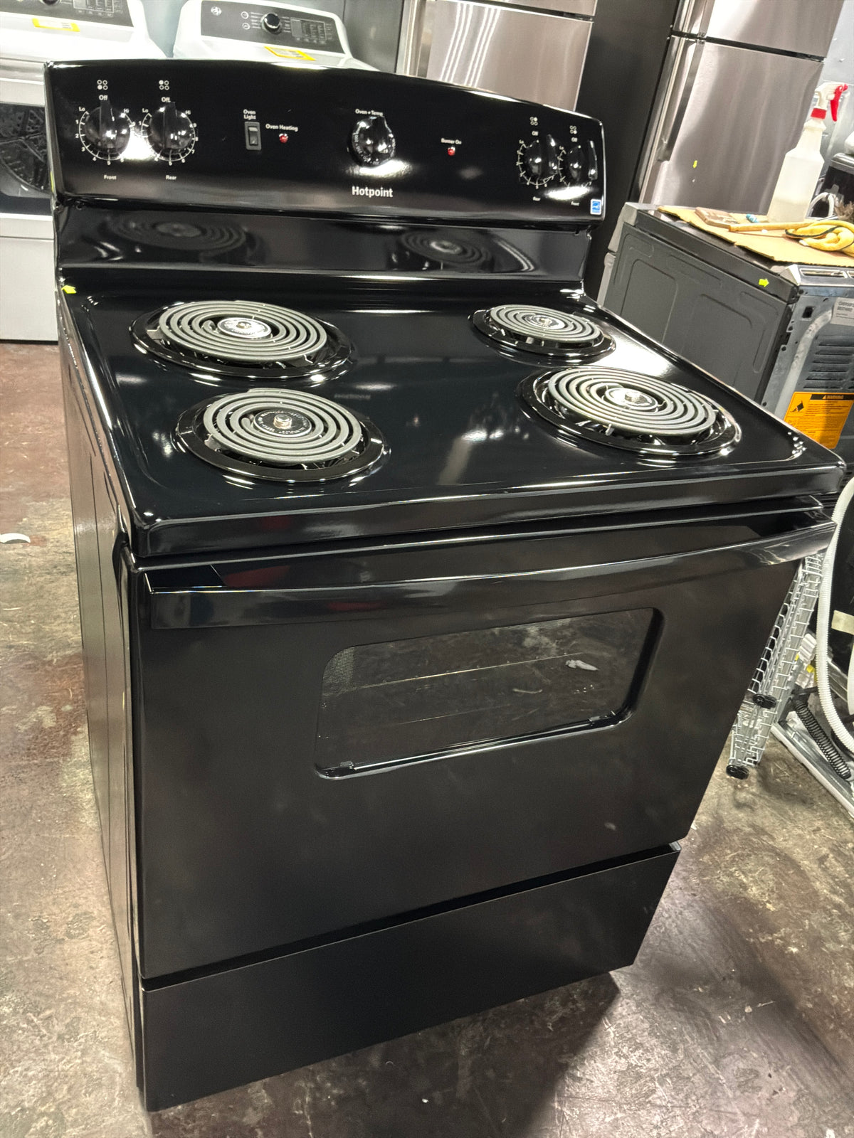Front view, oven-door closed