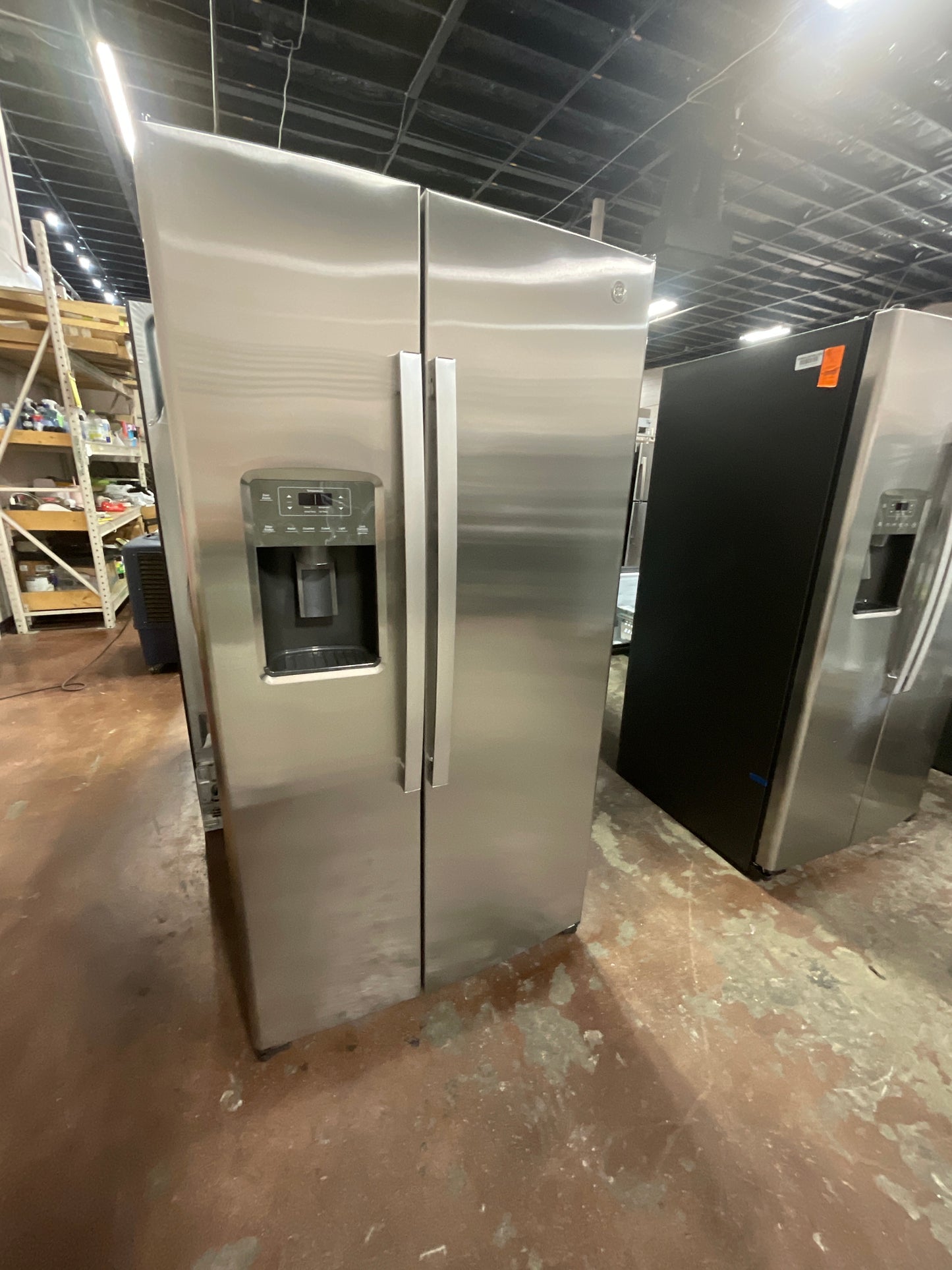 Front view, door closed