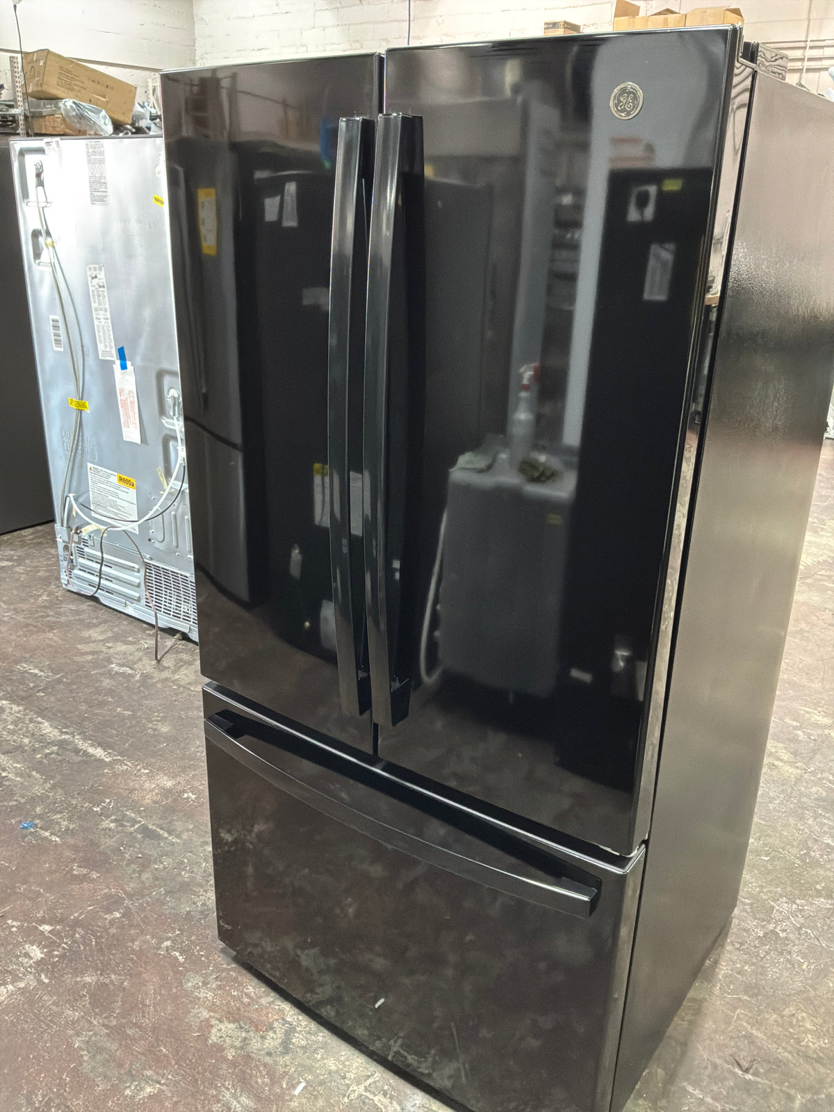 Front view, door closed