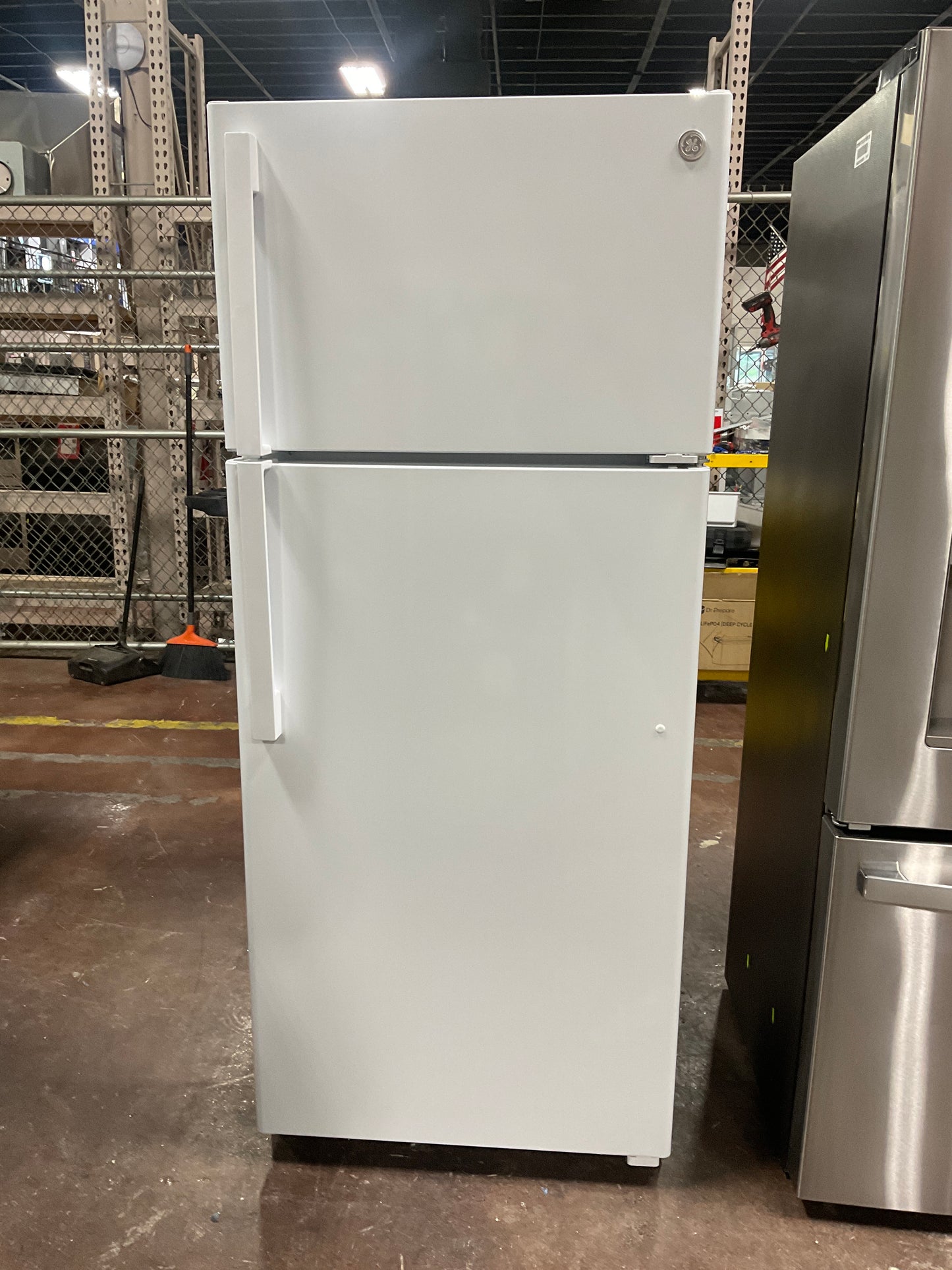 Front view, door closed
