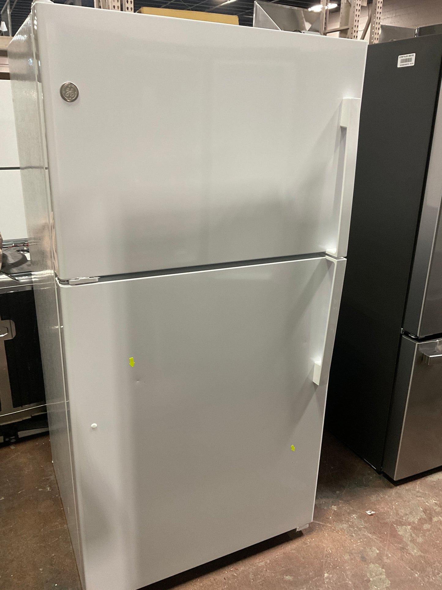 Front view, door closed