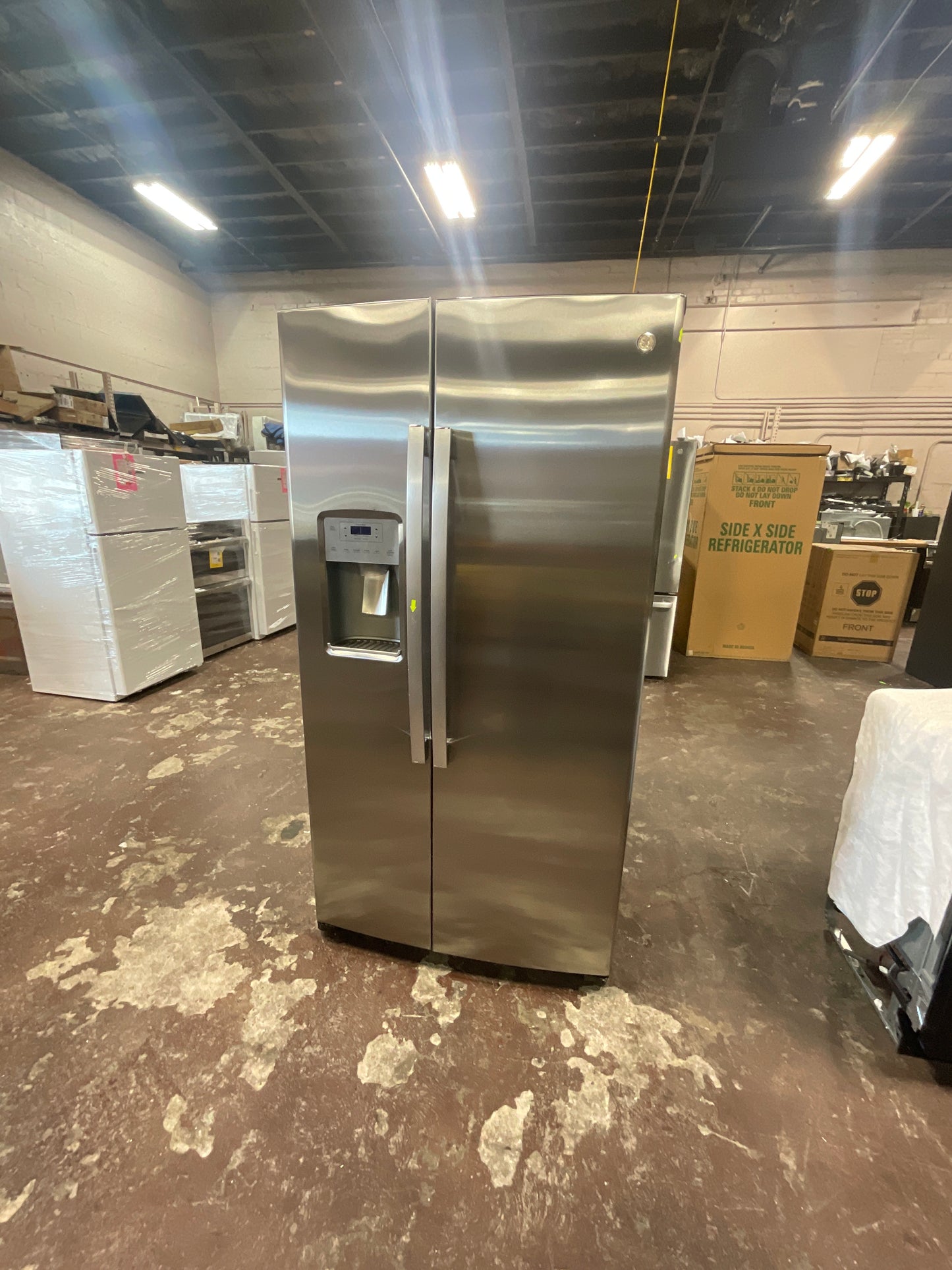 Front view, door closed