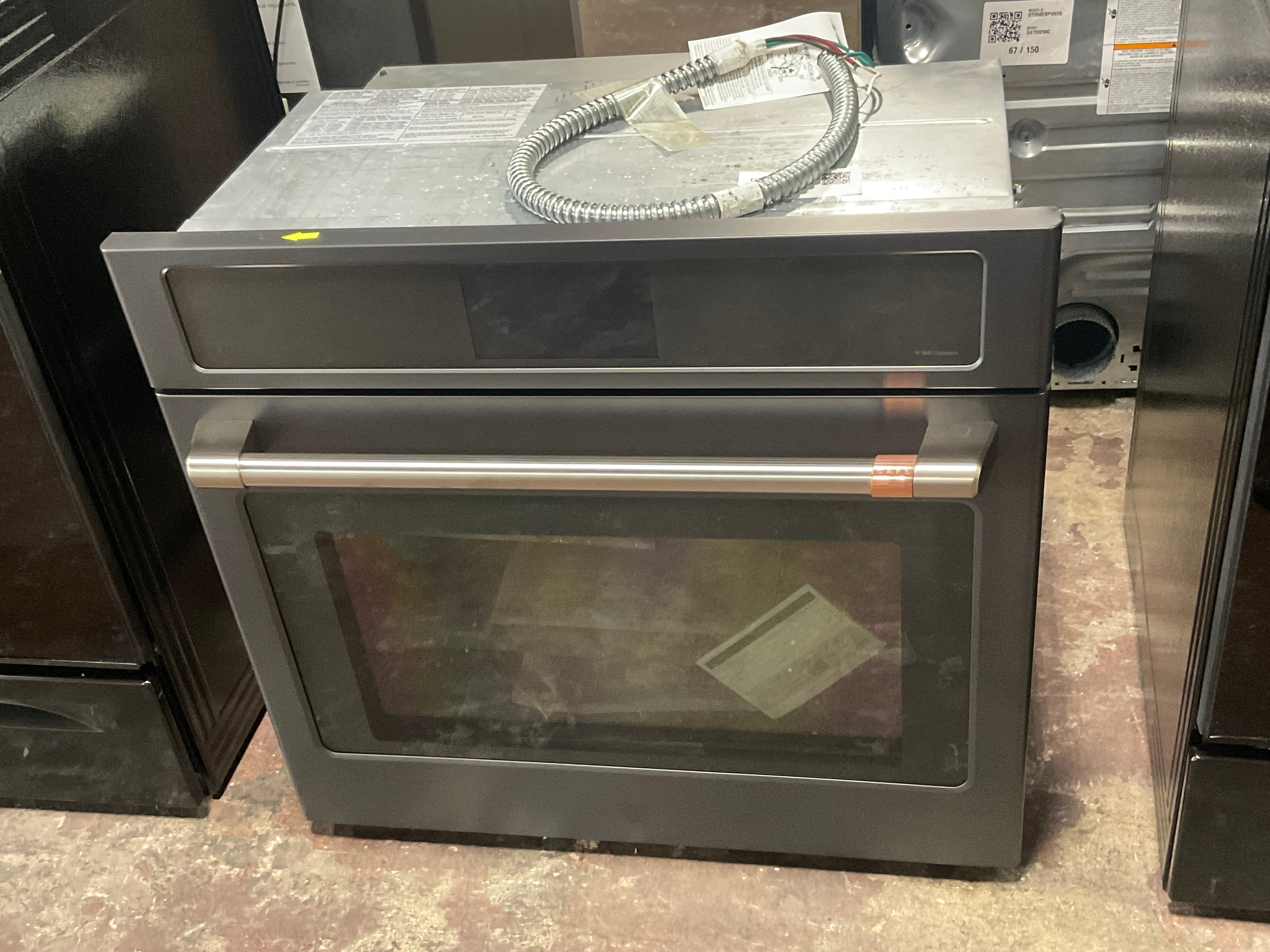 Front view, door closed